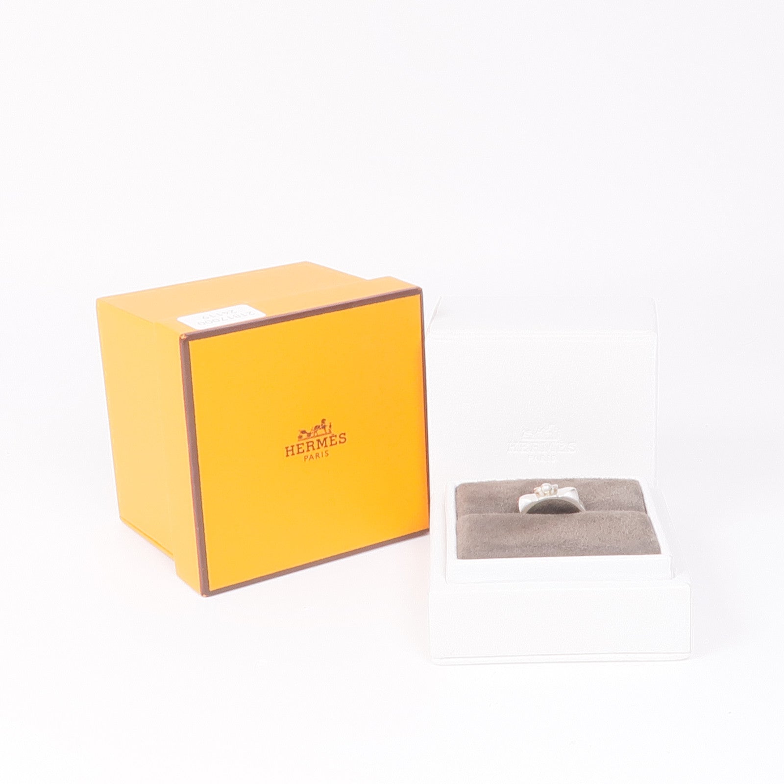 HERMES 925純銀Collier De Chien戒指US#6.75Hermes#54