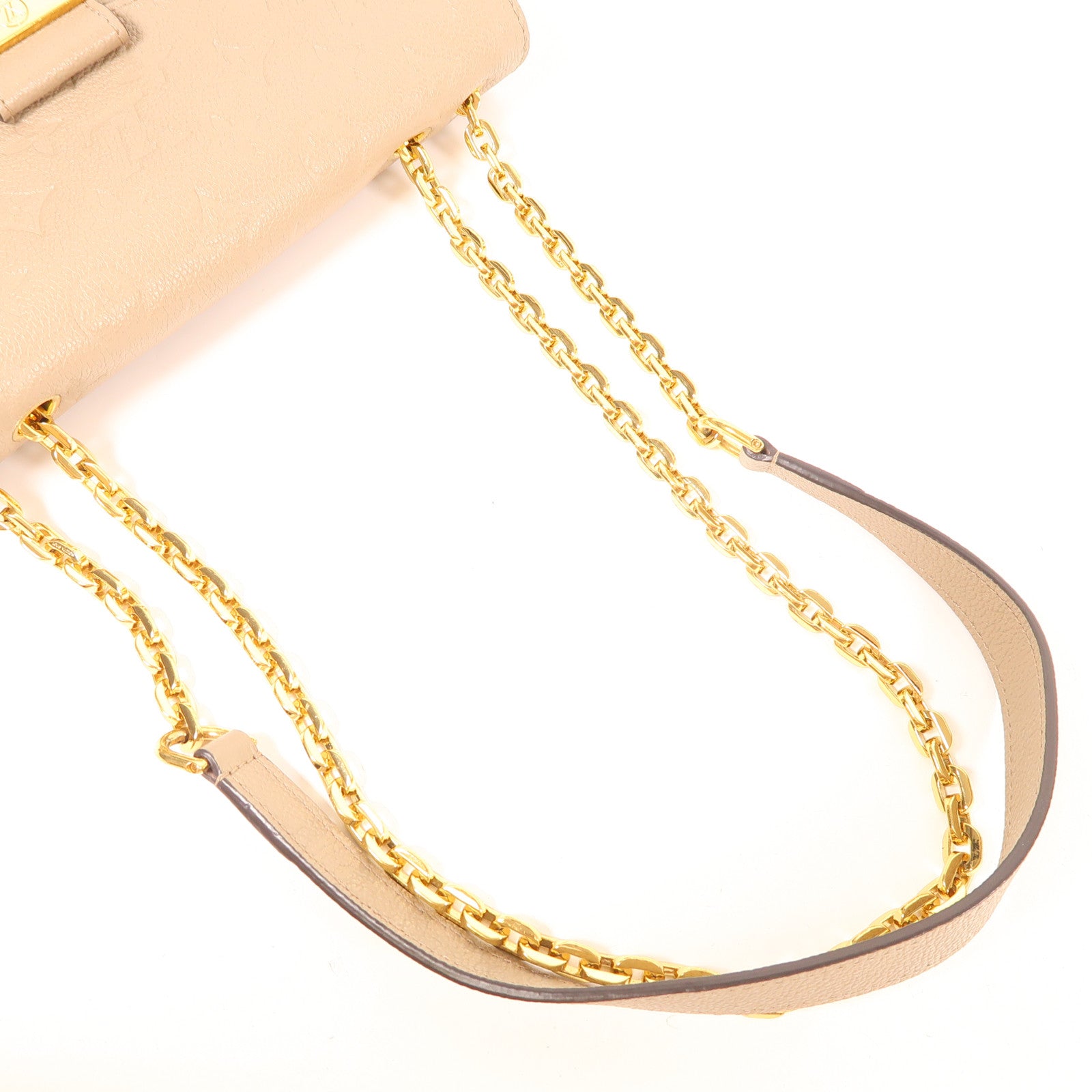 LOUIS VUITTON 【激減優惠】Momogram Empreinte Marceau肩背袋灰色