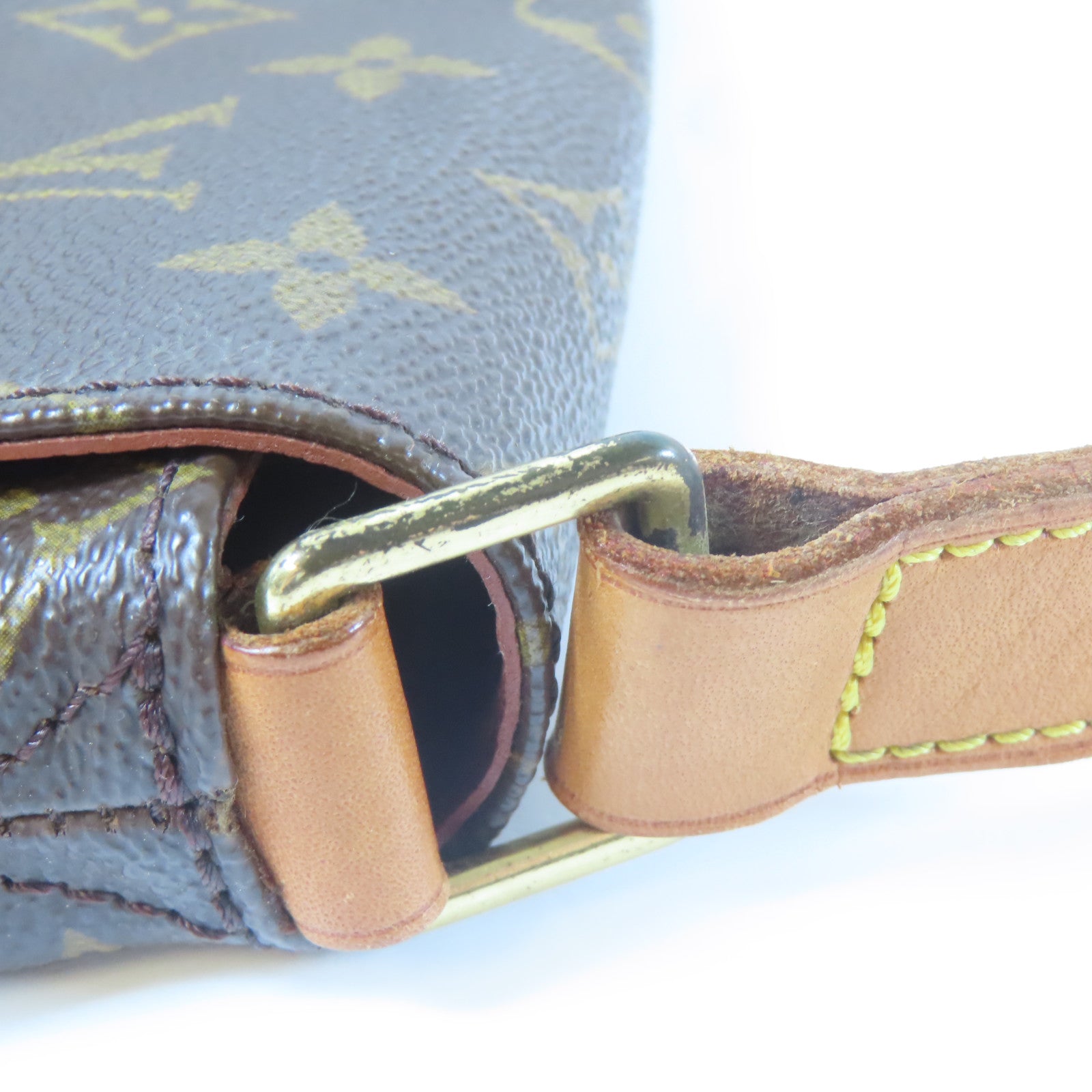 LOUIS VUITTON 【激減優惠】Monogram Musette Crossbody金扣肩背袋啡色