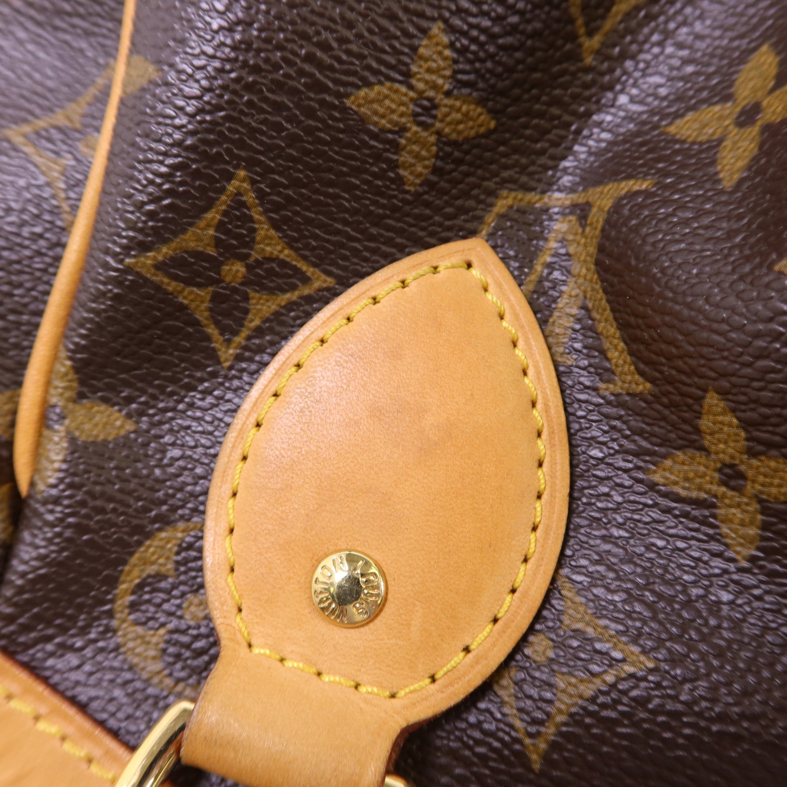 LOUIS VUITTON 【激減優惠】Monogram Tivoli PM金扣手挽袋
