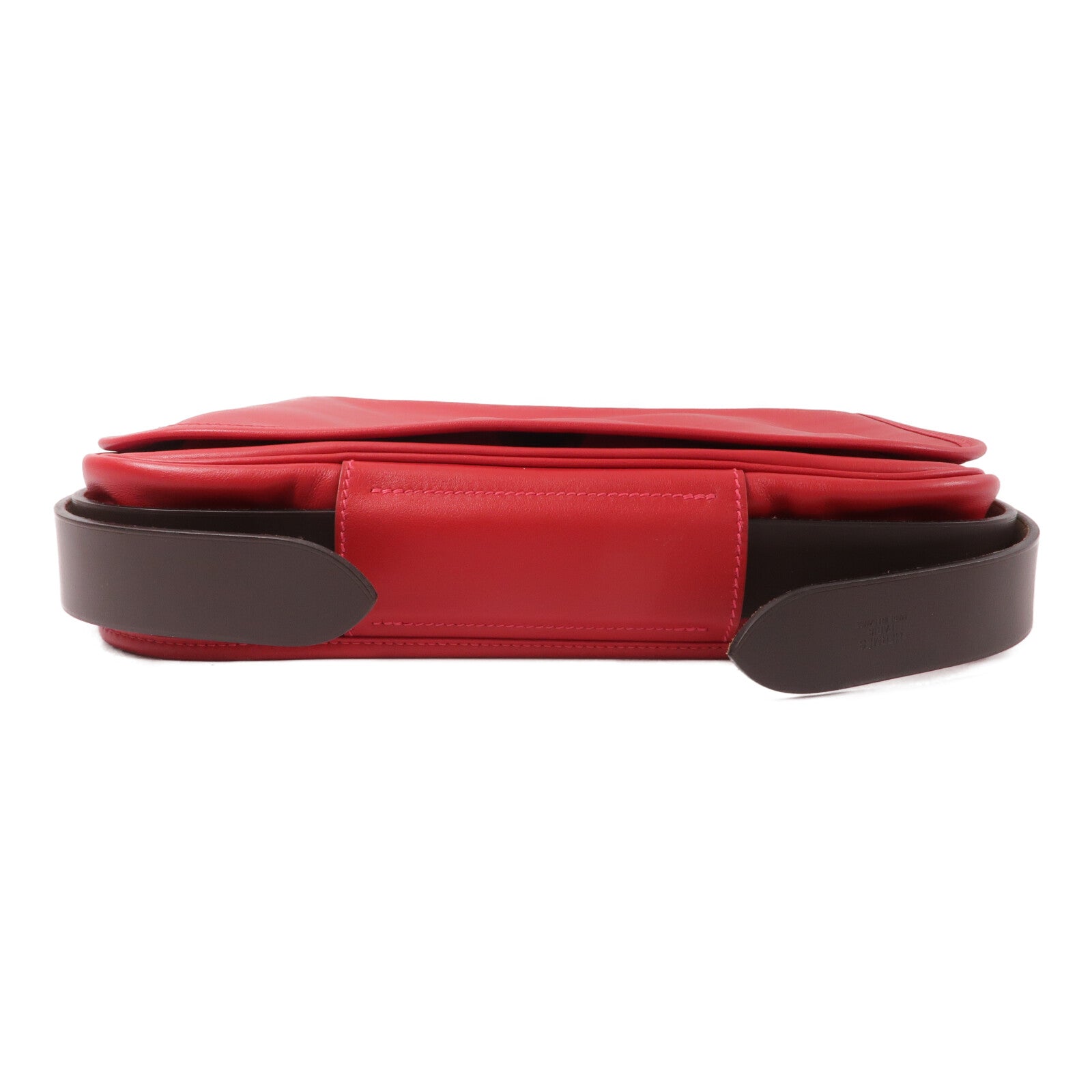 HERMES Swift皮革Brada 30肩背袋Rouge Tomate