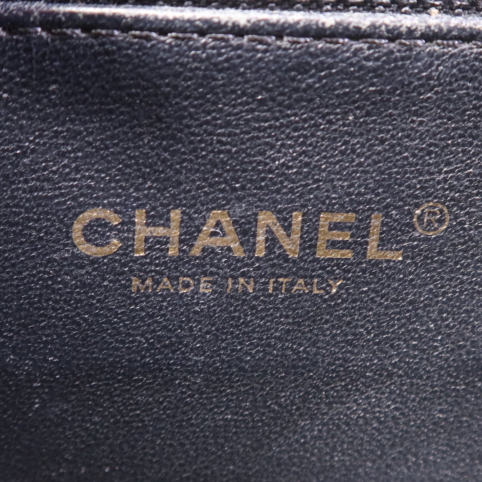 CHANEL 牛皮皮革Shoulder Bag金扣鏈帶肩背袋