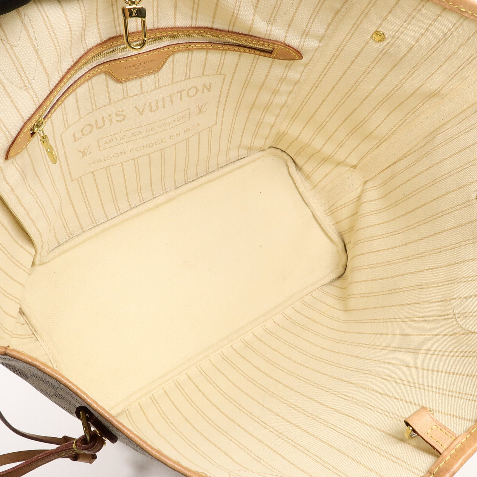 LOUIS VUITTON Damier Neverfull MM手挽袋