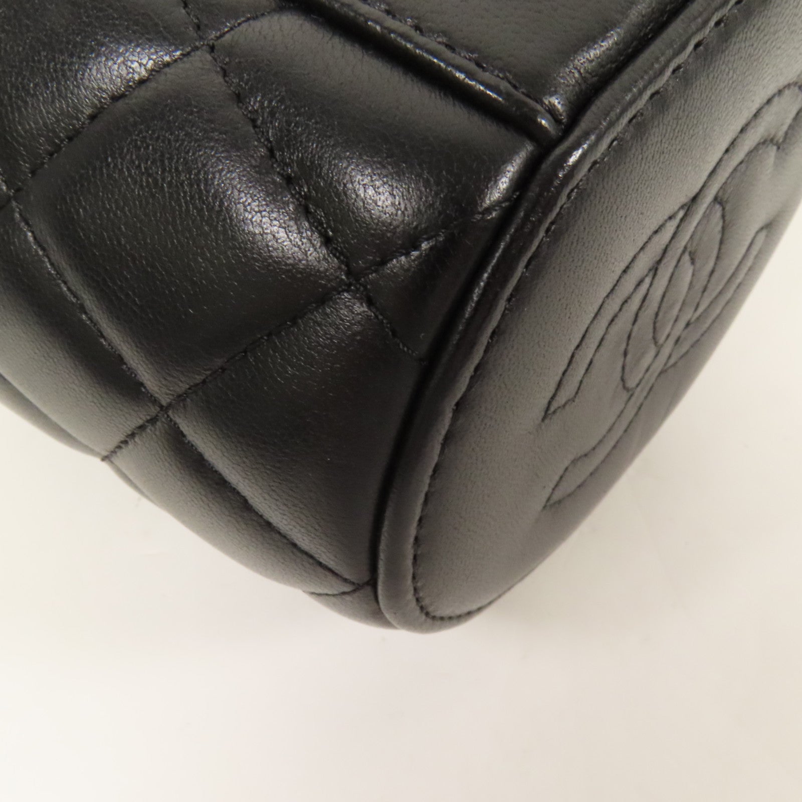 CHANEL 【激減優惠】牛皮皮革Chain Shoulder金扣手挽肩背兩用袋