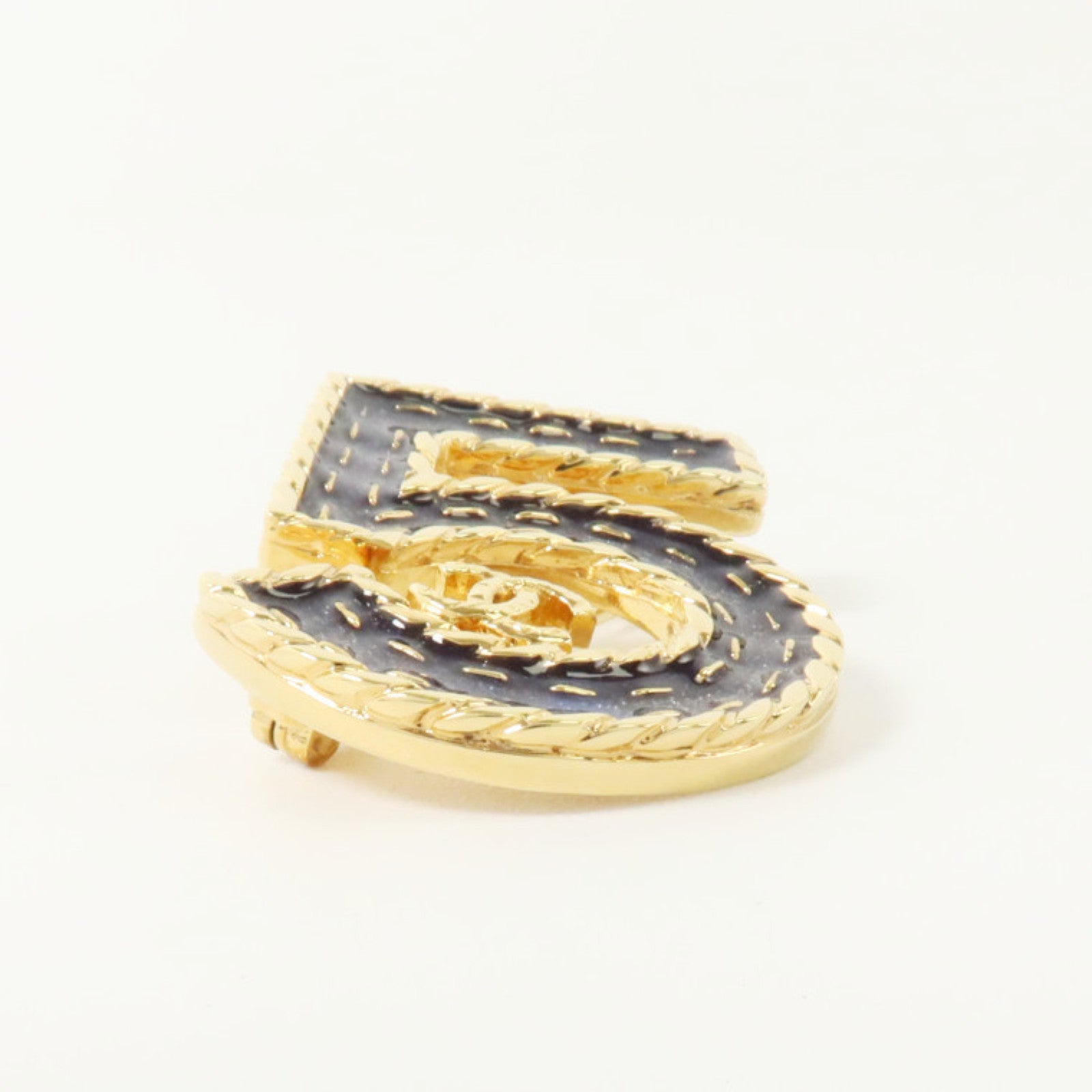 CHANEL 金屬/琺瑯 COCO Mark Brooch胸針