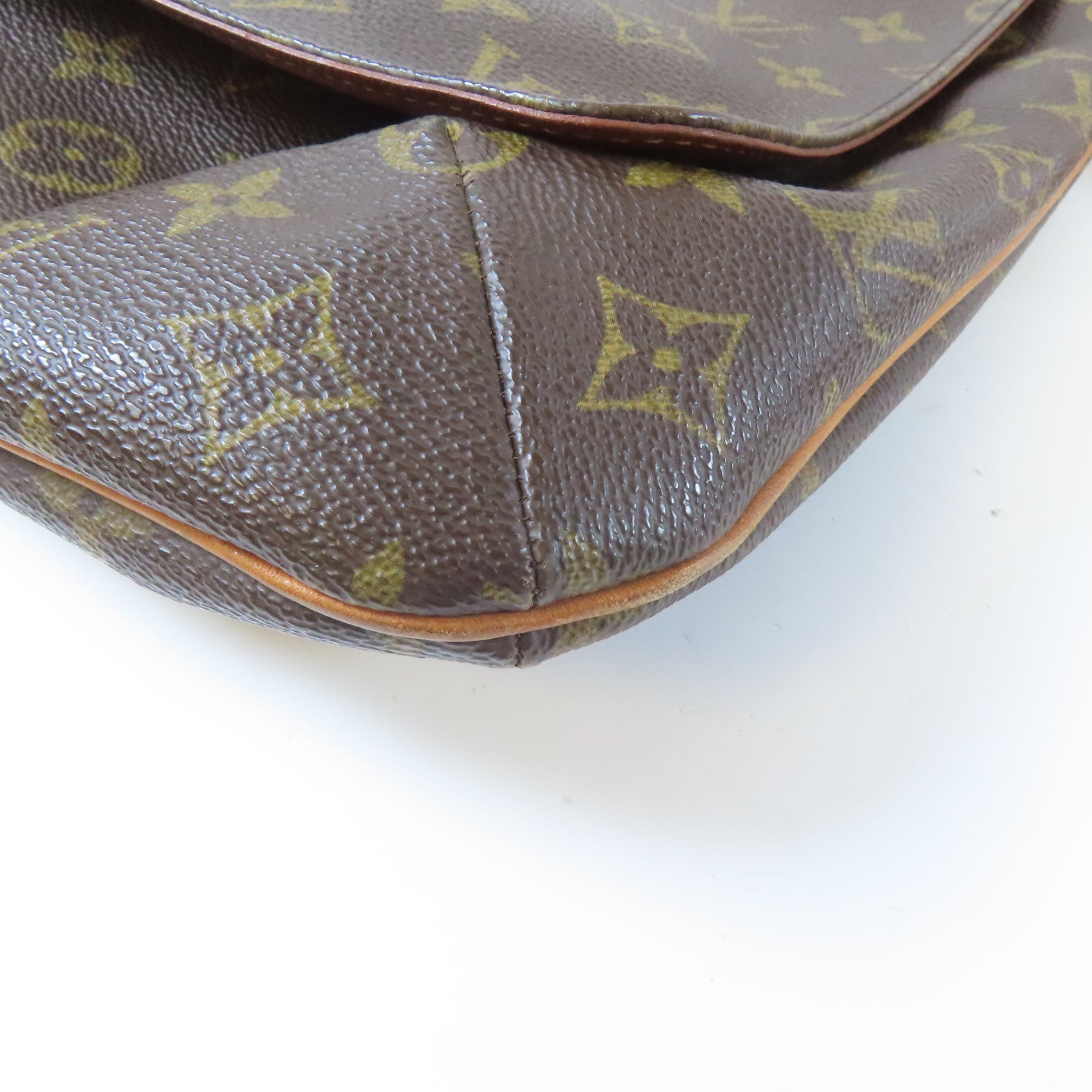 LOUIS VUITTON 【激減優惠】Monogram Musette Crossbody金扣肩背袋啡色