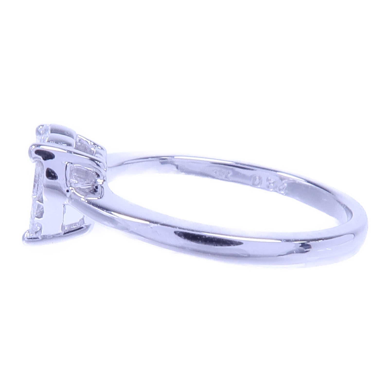 JEWELRY 18K白金Diamond Ring鑽石戒指US#4.25