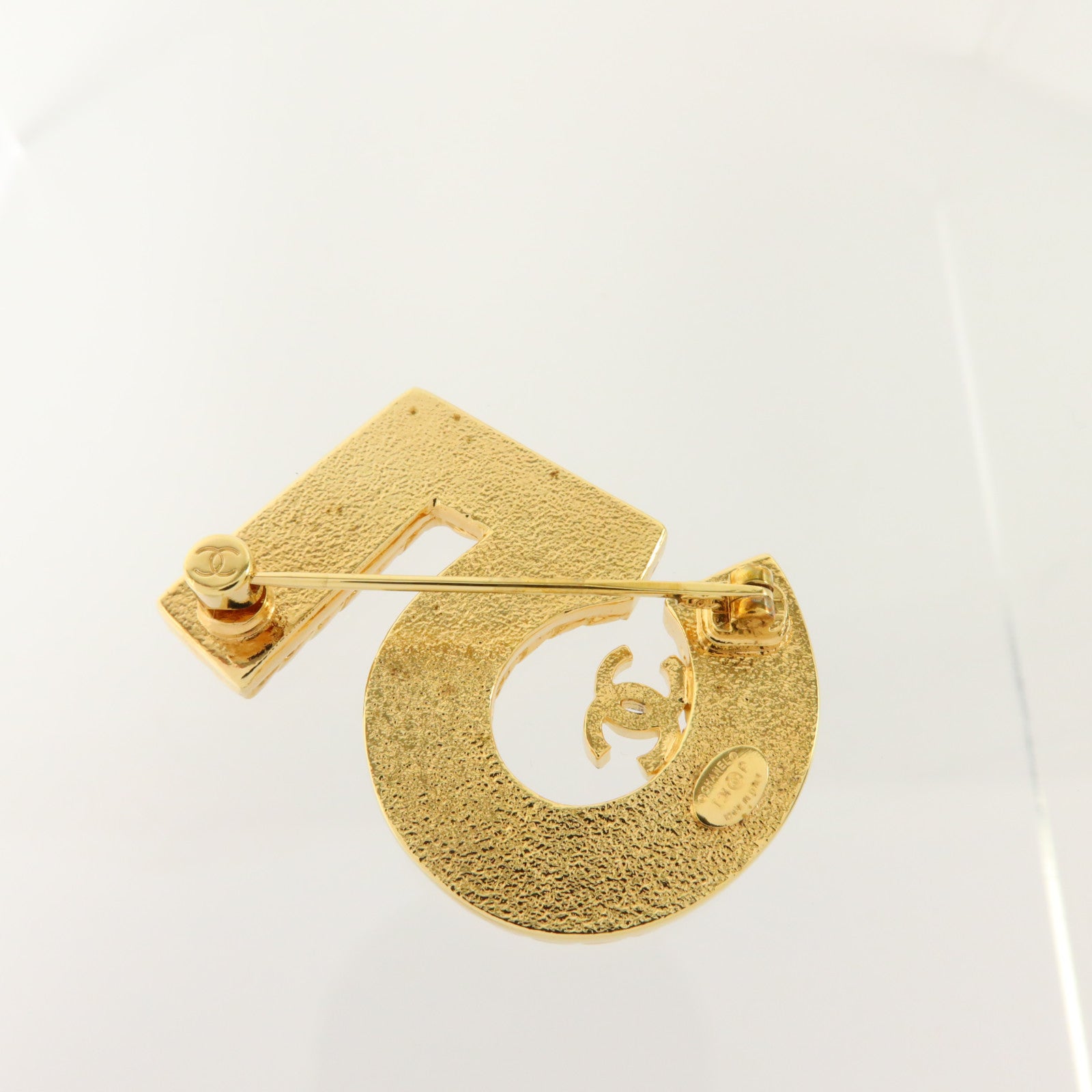 CHANEL 金屬/琺瑯 COCO Mark Brooch胸針
