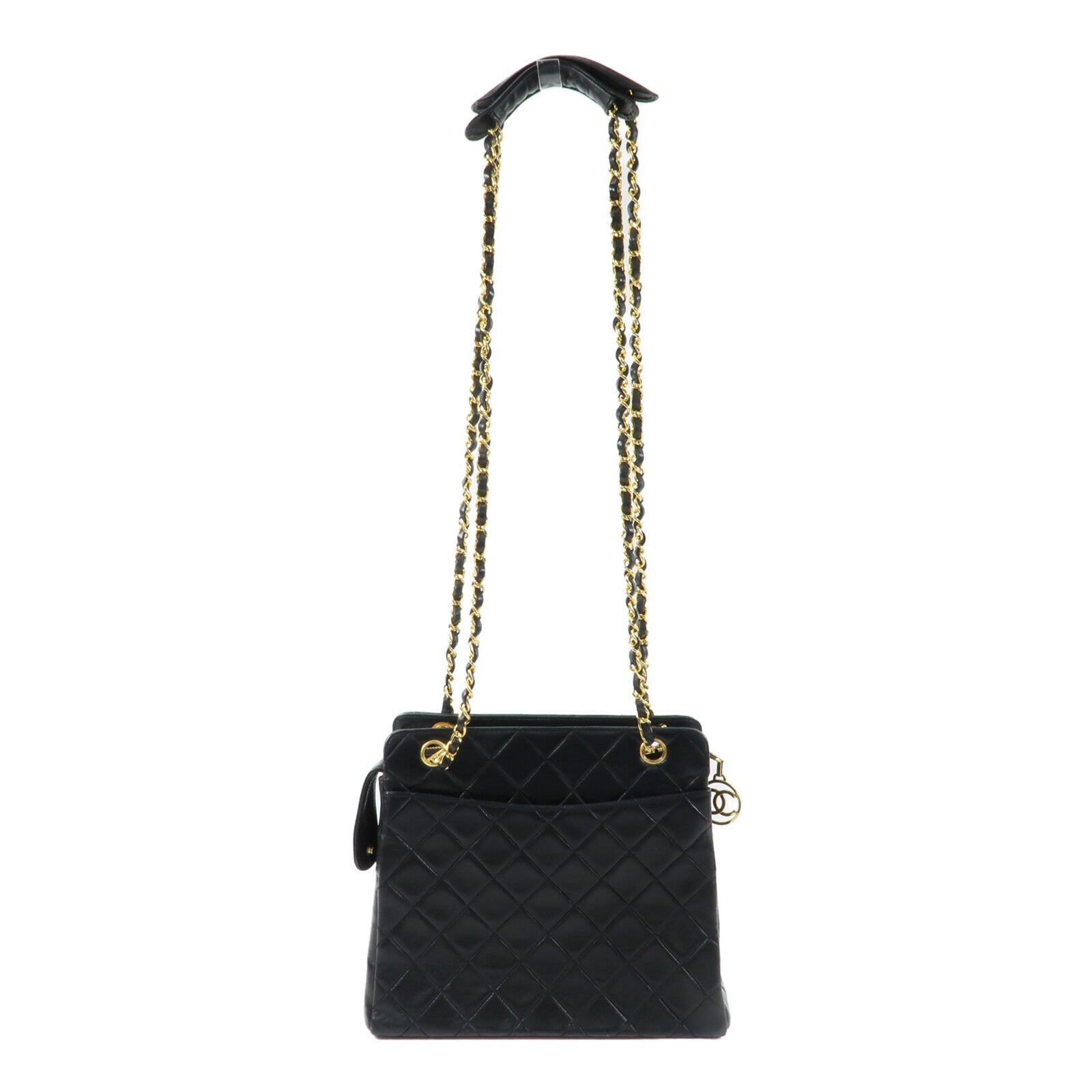 CHANEL 羊皮皮革Vintage Chain Shoulder Bag鏈帶肩背袋