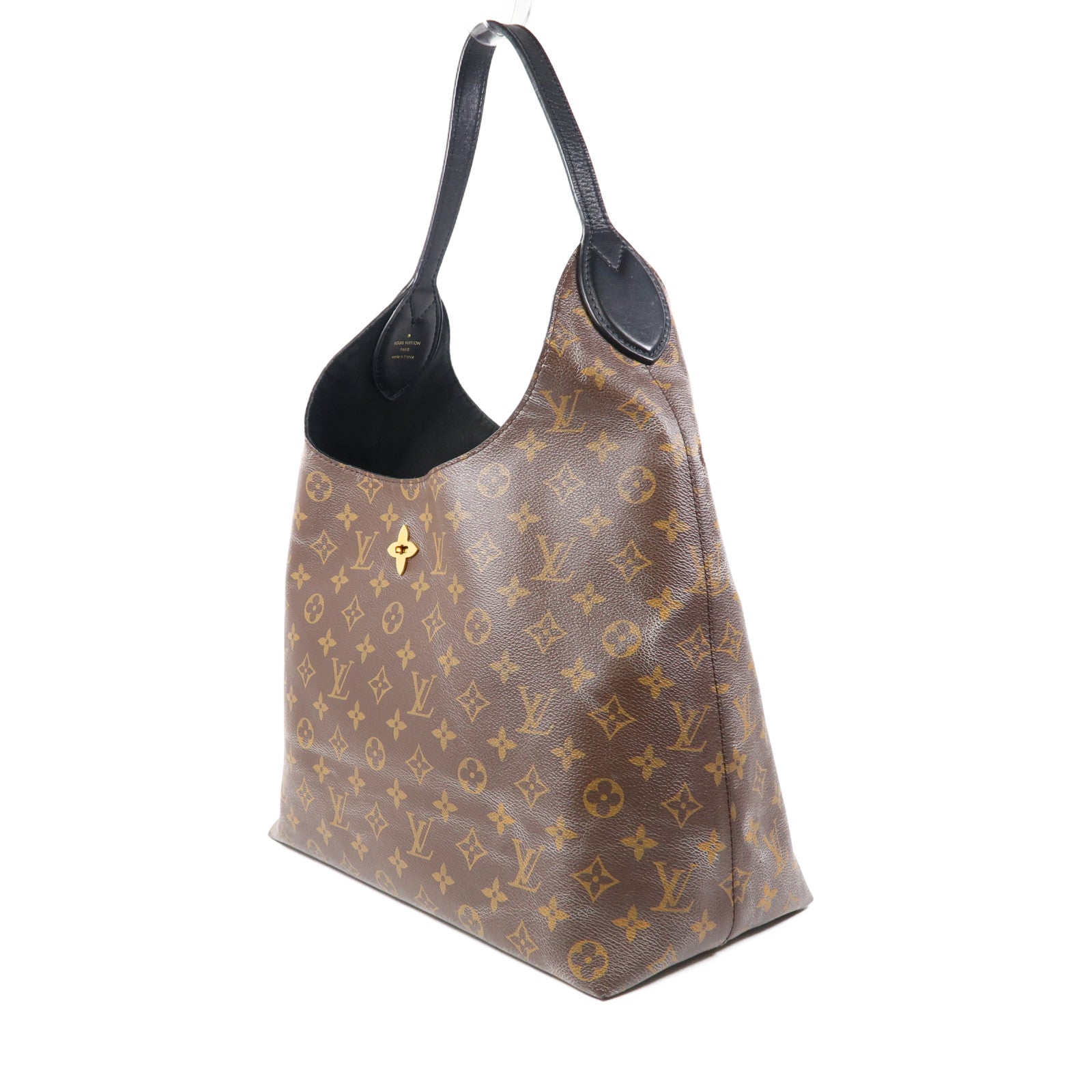 LOUIS VUITTON Monogram Flower Hobo金扣肩背袋