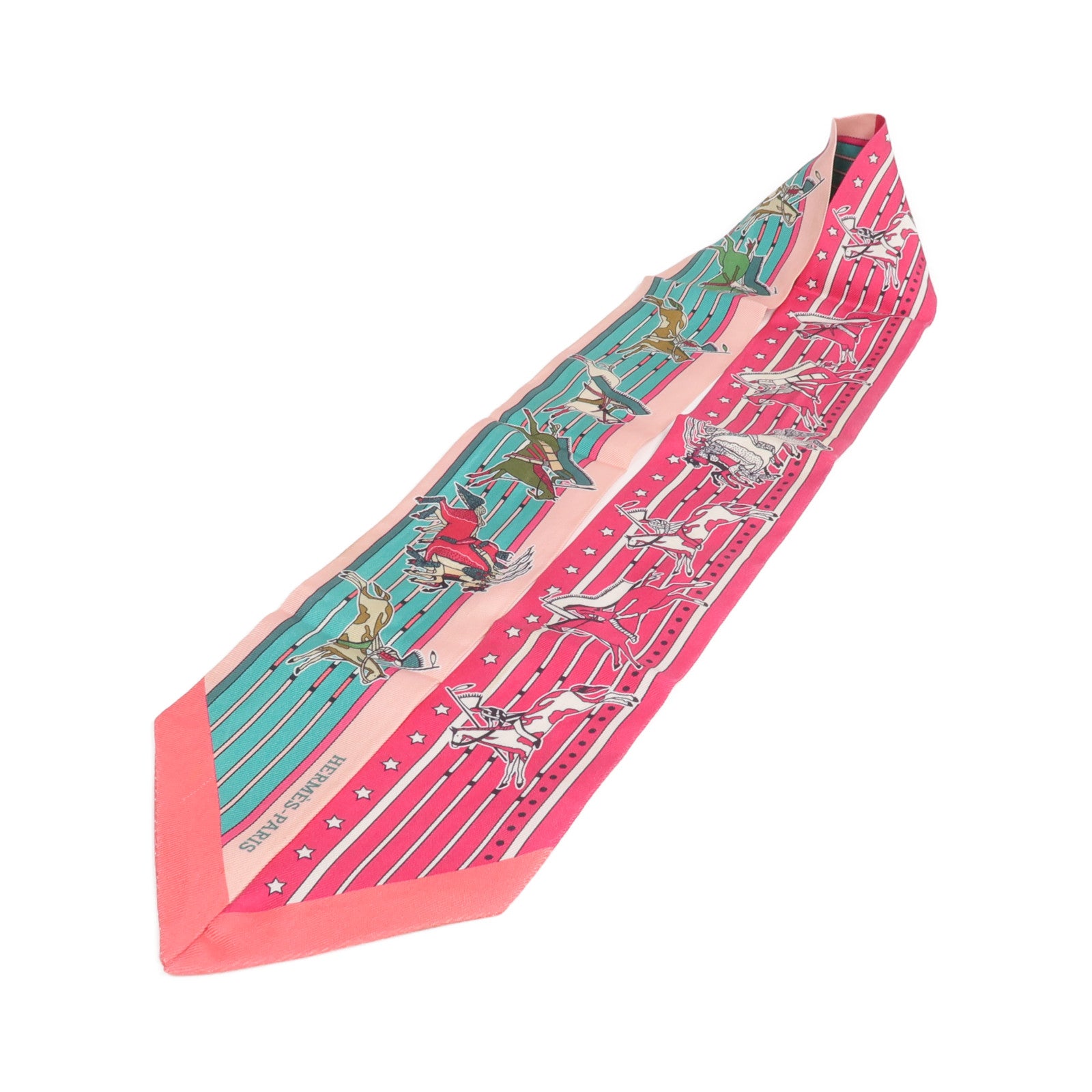 HERMES 【激減優惠】絲質Twilly絲巾