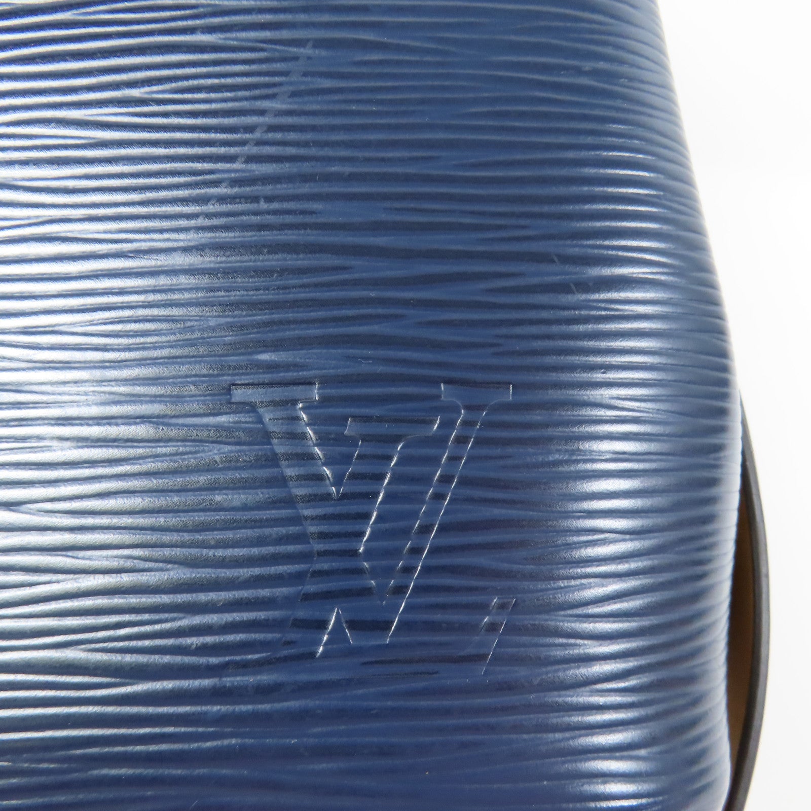 LOUIS VUITTON Epi Neo Noe BB銀扣手挽肩背兩用袋深藍色