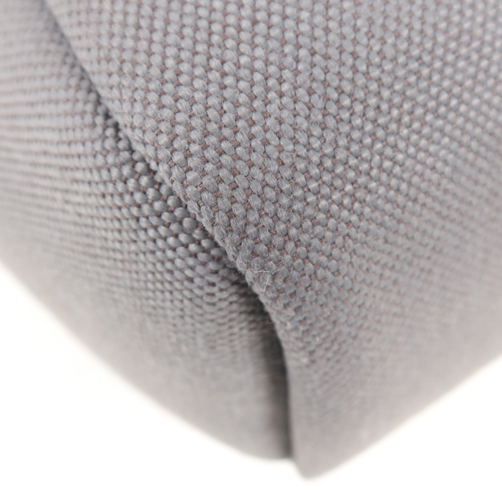 HERMES 帆布Herbag 31銀扣手挽肩背兩用袋Ardoise