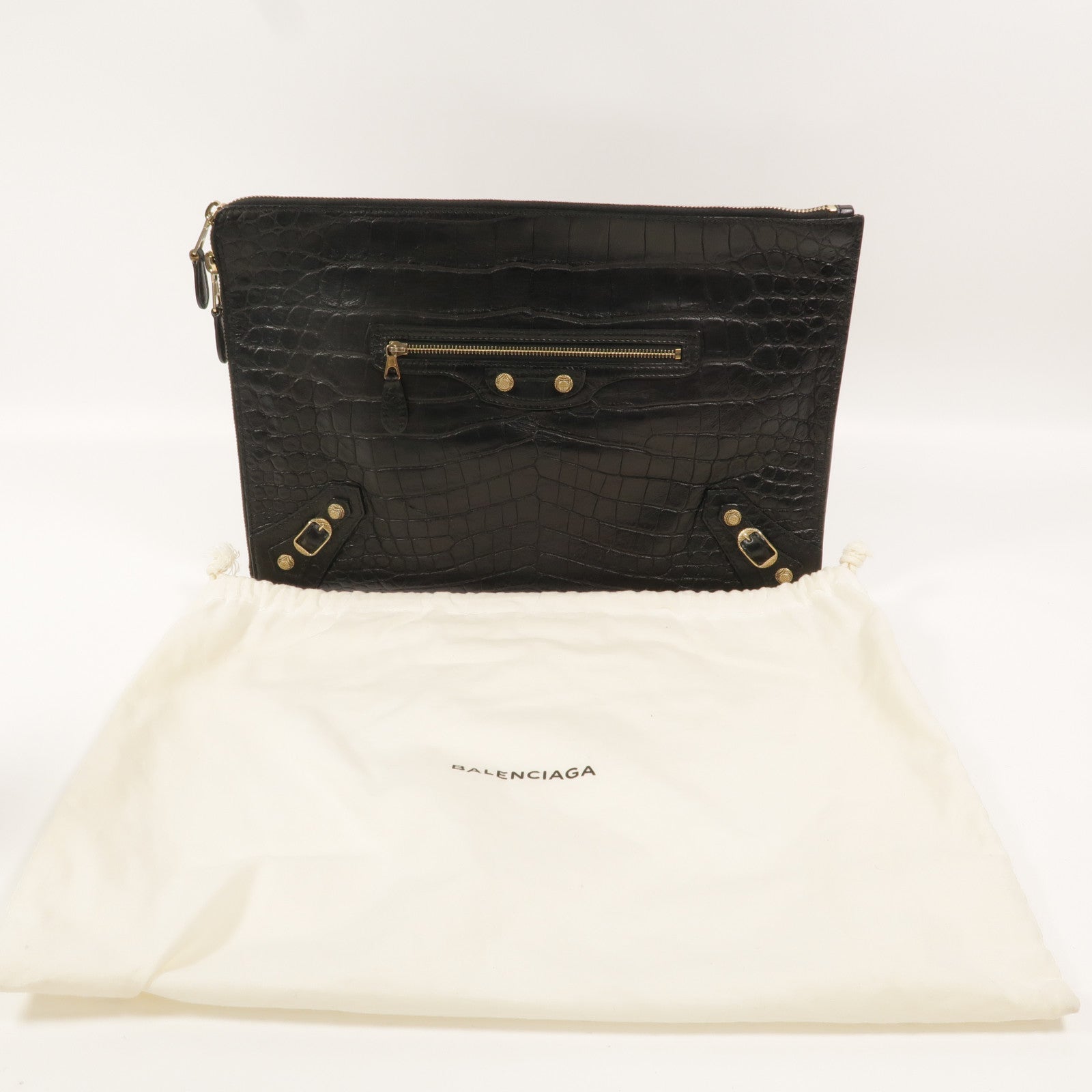 BALENCIAGA 牛皮皮革Giant City Clutch手拿包