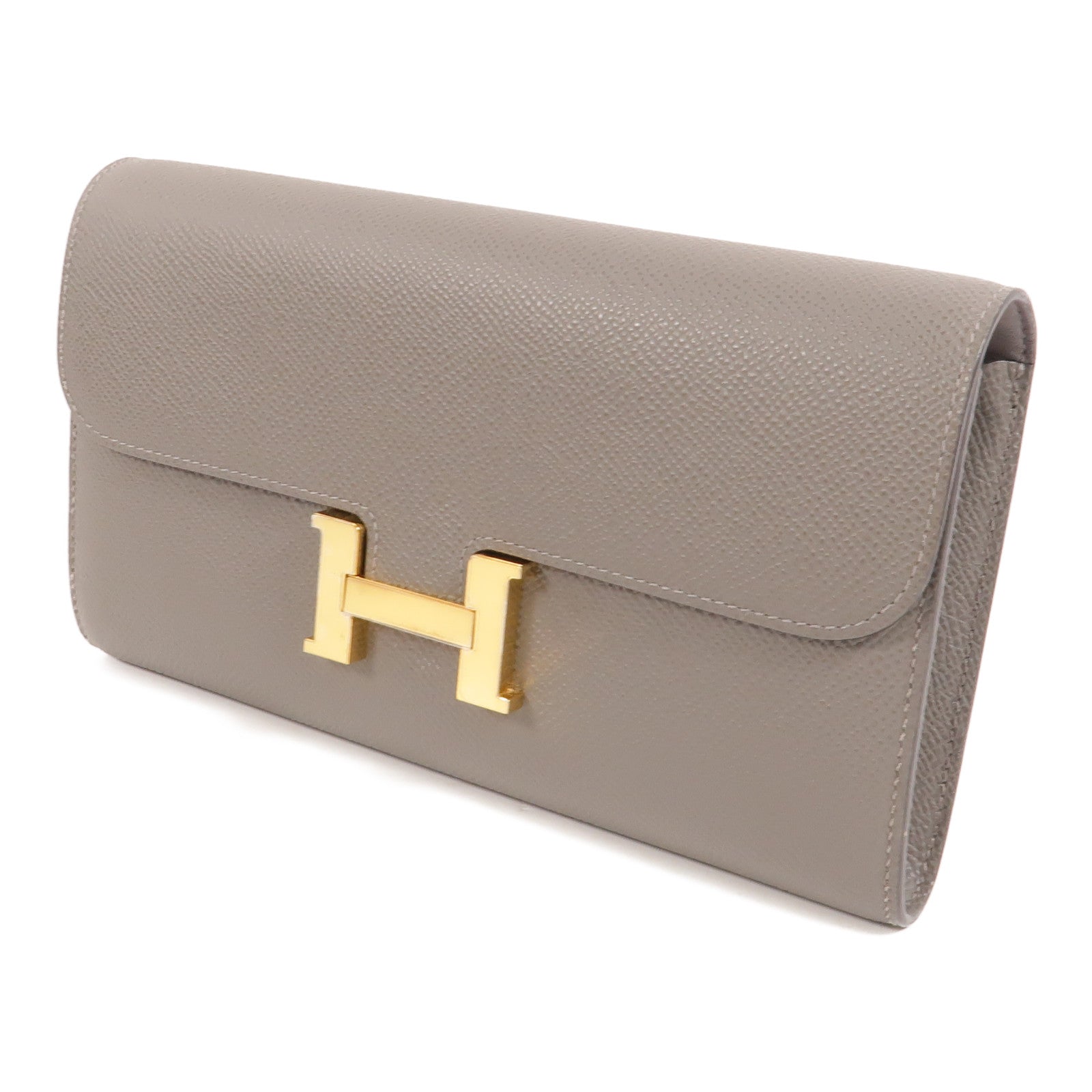 HERMES Epsom皮革Constance To Go肩背袋Gris Meyer
