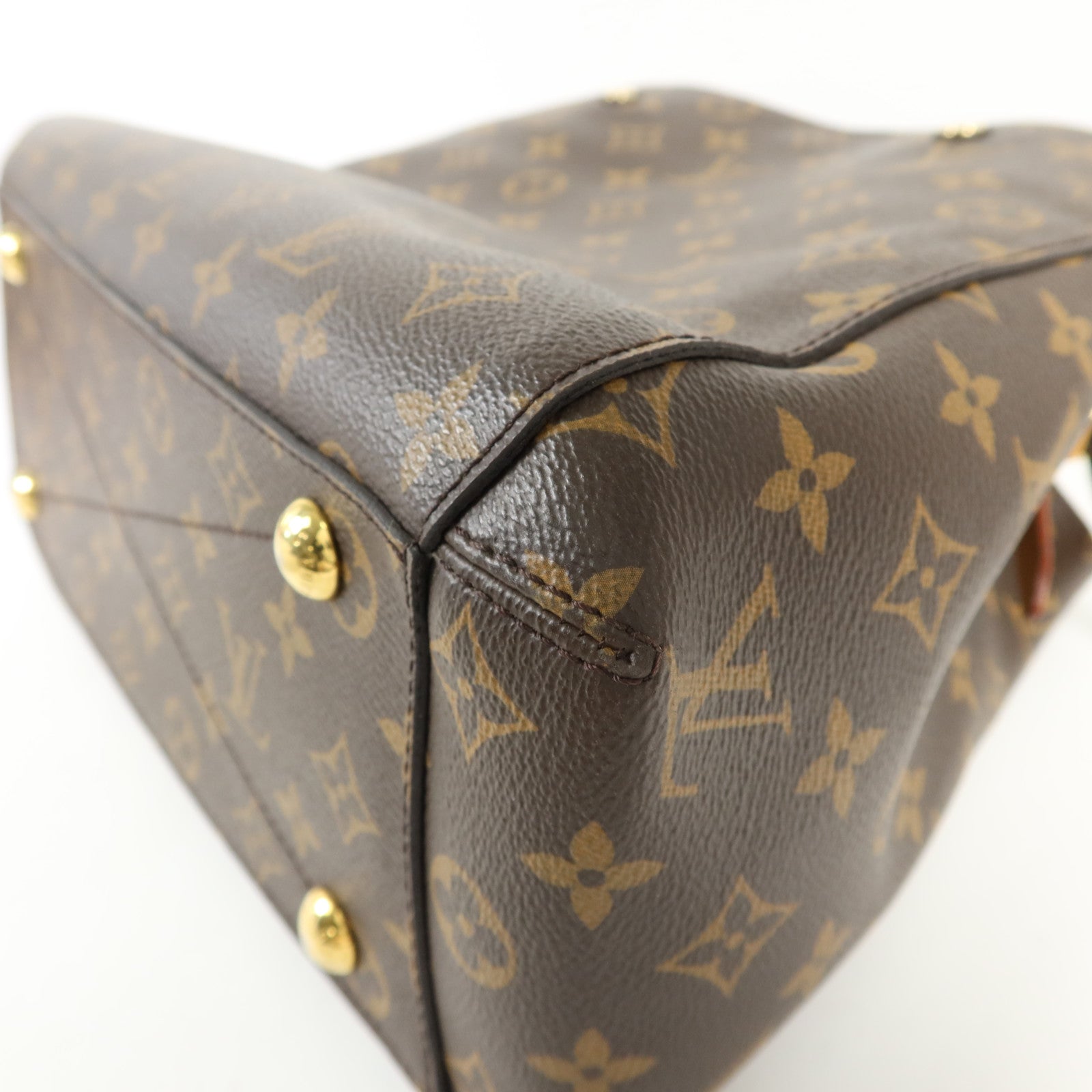 LOUIS VUITTON Monogram Montaigne MM金扣手挽肩背兩用袋