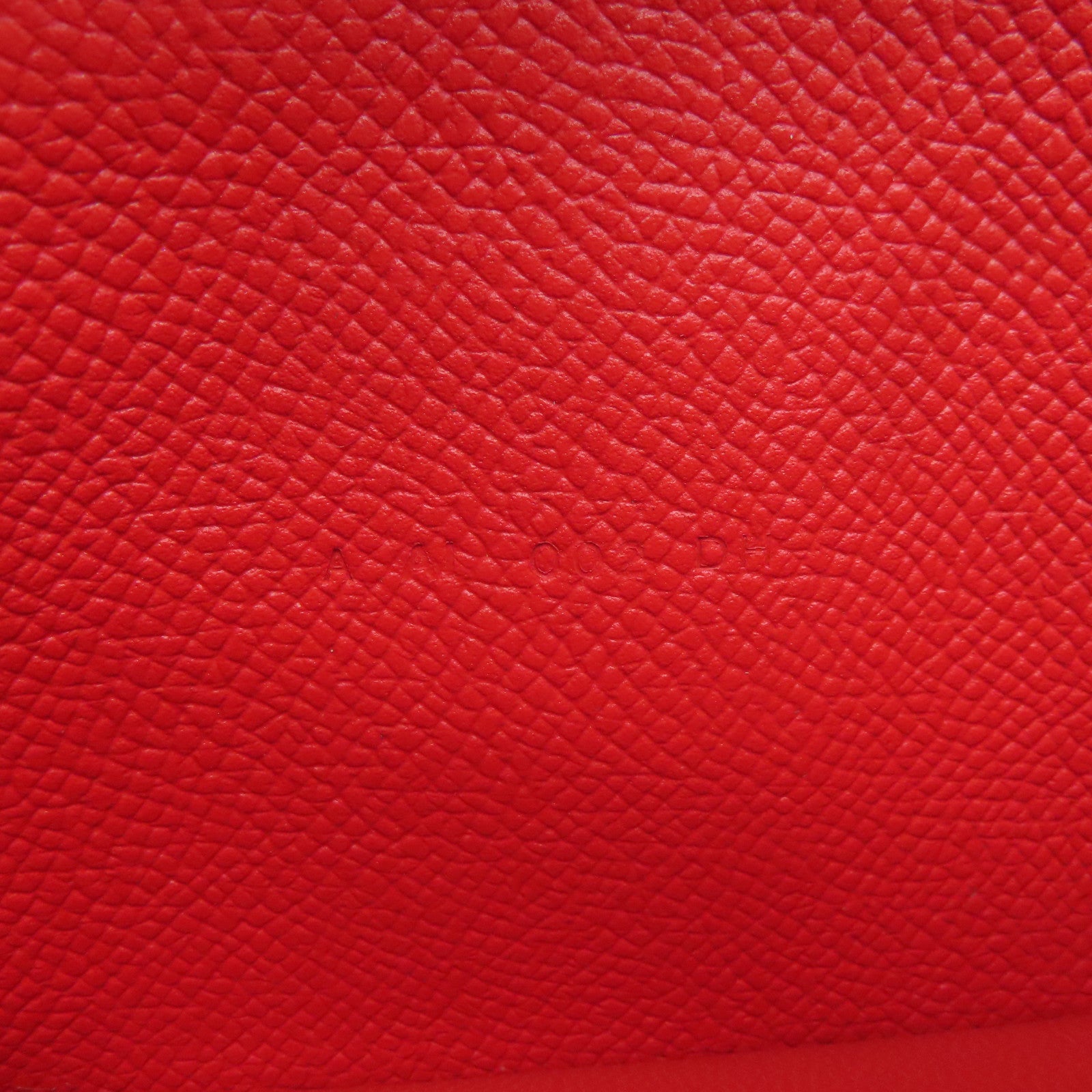 HERMES **【清倉大減價】Veau Epsom皮革Kelly Wallet金扣錢包紅色