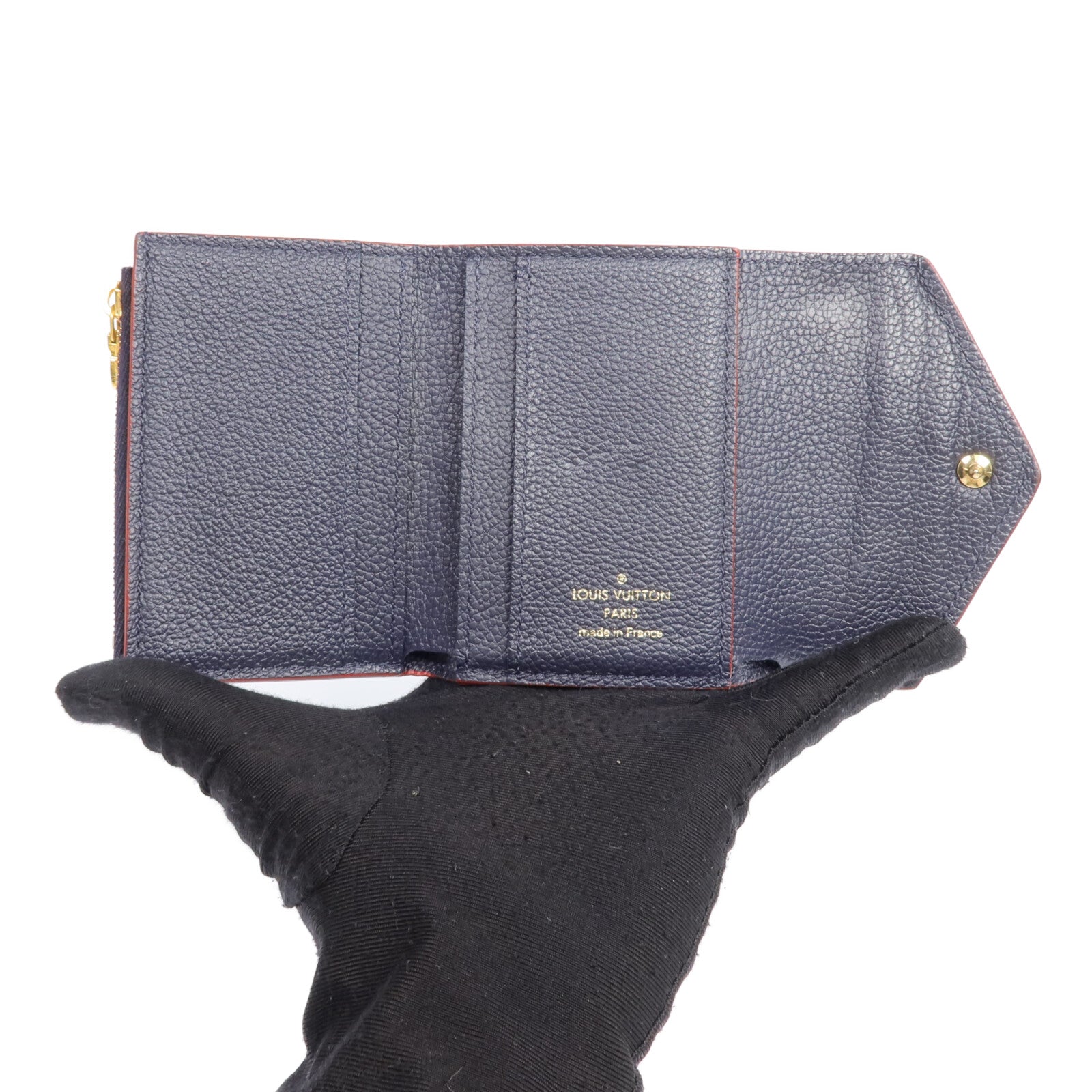 LOUIS VUITTON Monogram Empreinte Portefeuille Zoe金扣錢包