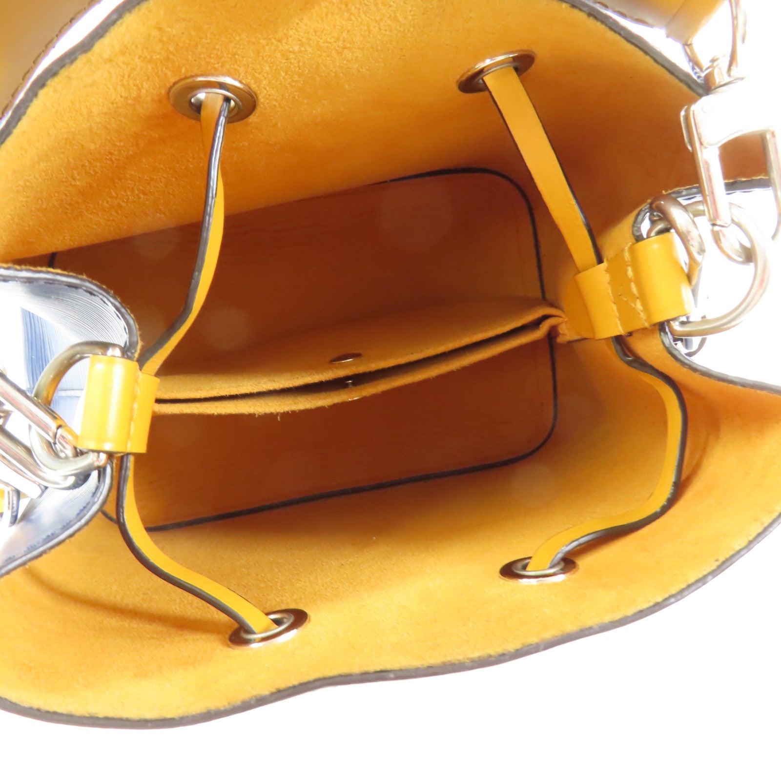 LOUIS VUITTON Epi Neo Noe BB銀扣手挽肩背兩用袋深藍色