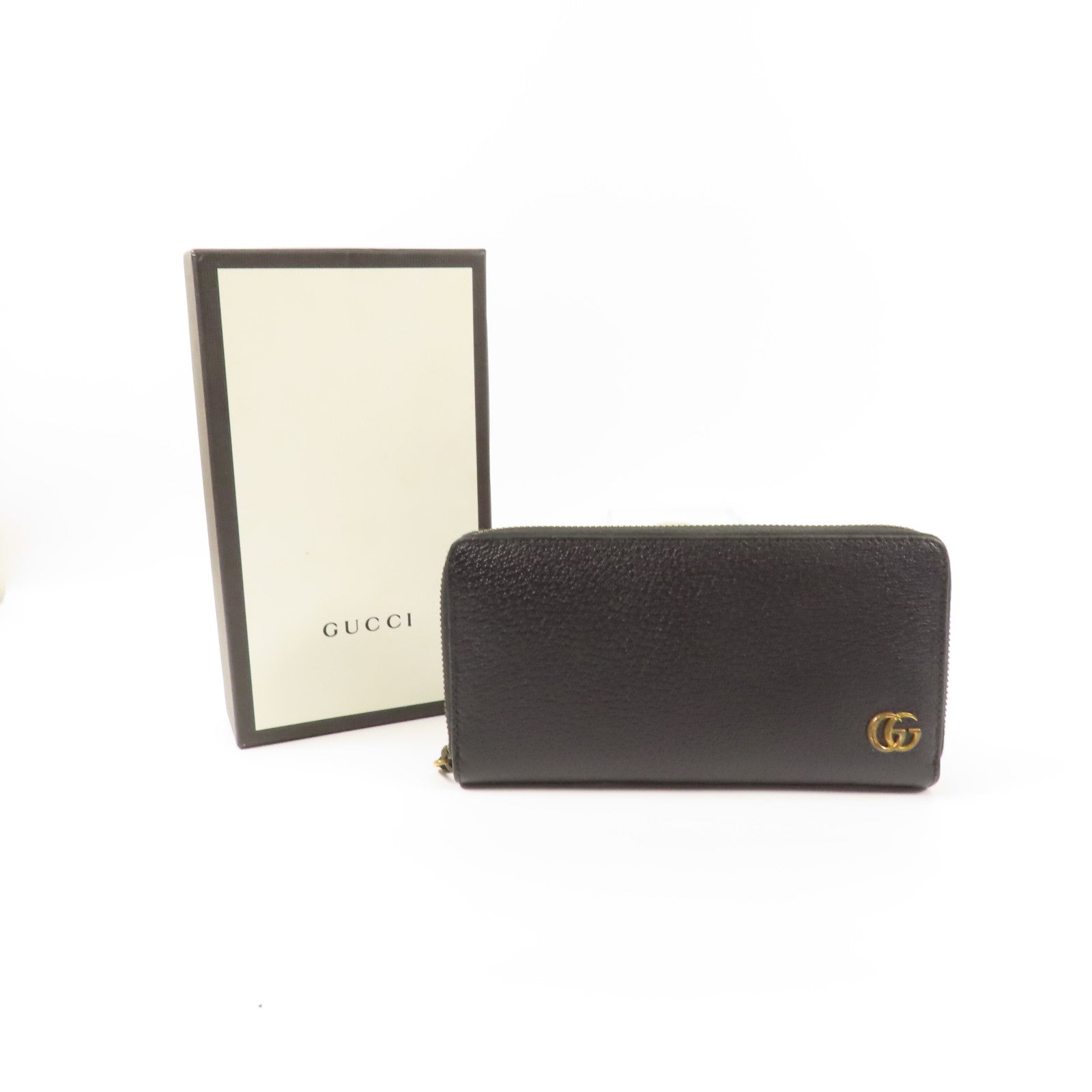 GUCCI 皮革Long Wallet金扣長錢包