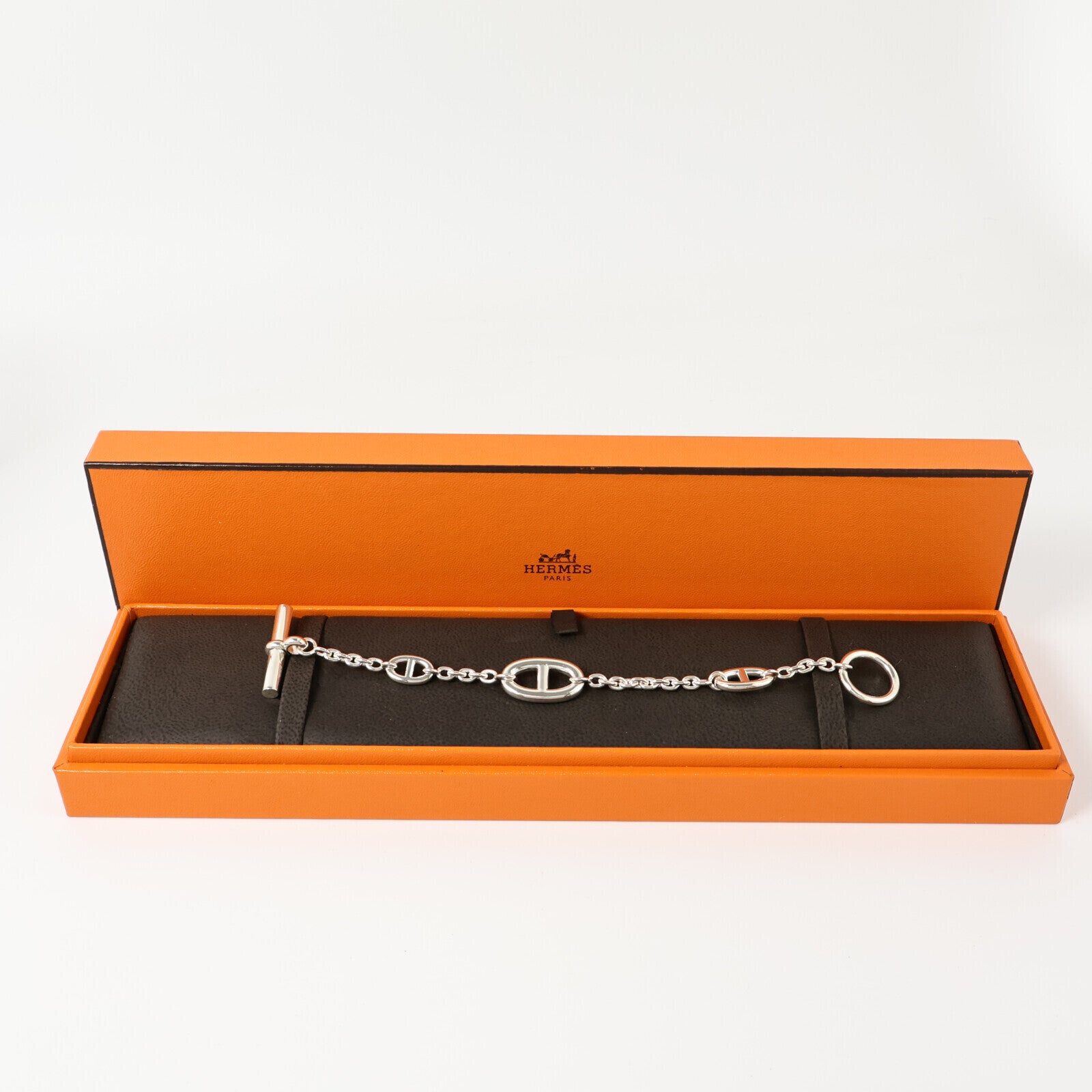 HERMES 925純銀Farandole Bracelet銀扣手鏈