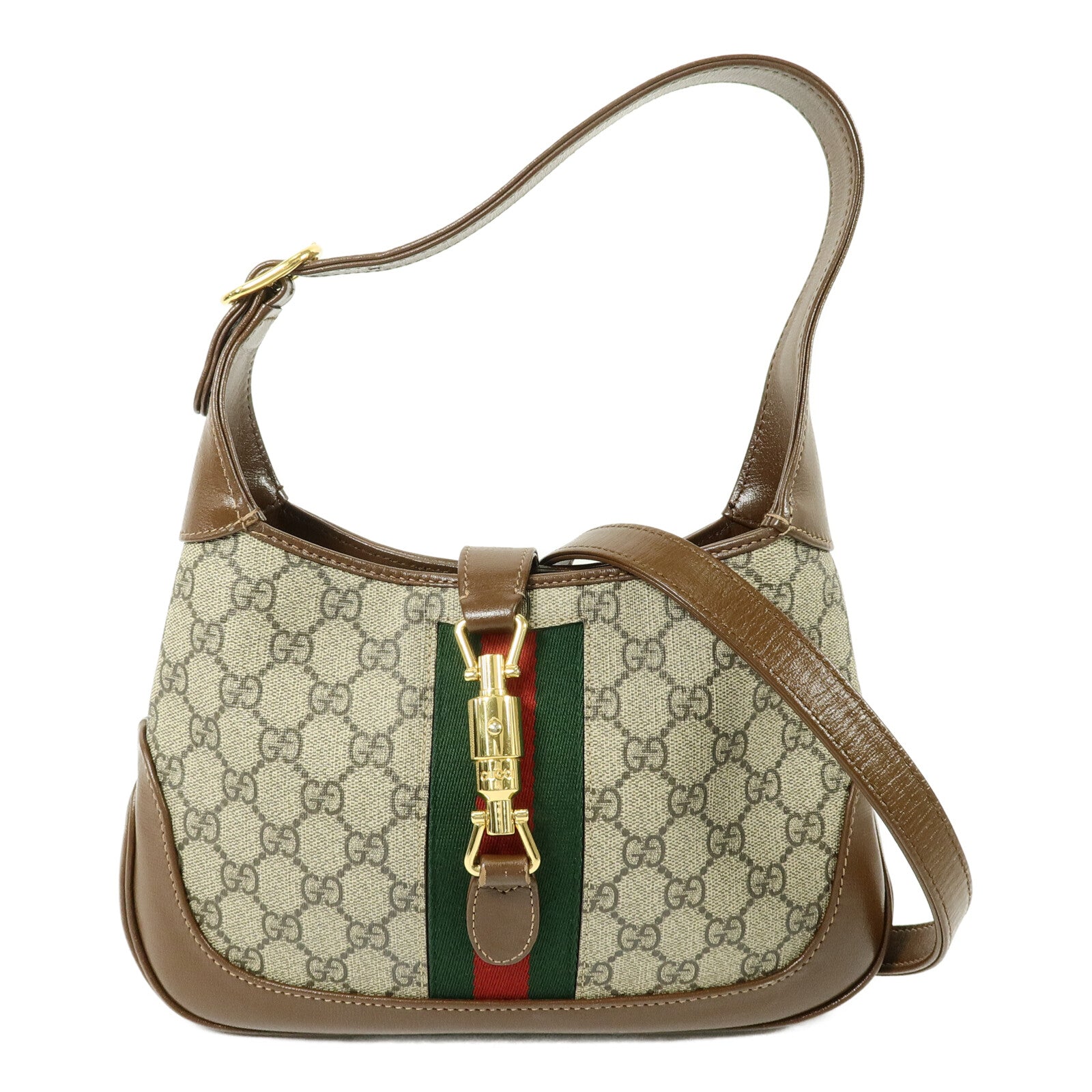 GUCCI 塗層帆布Jackie 1961 Small手挽肩背兩用袋