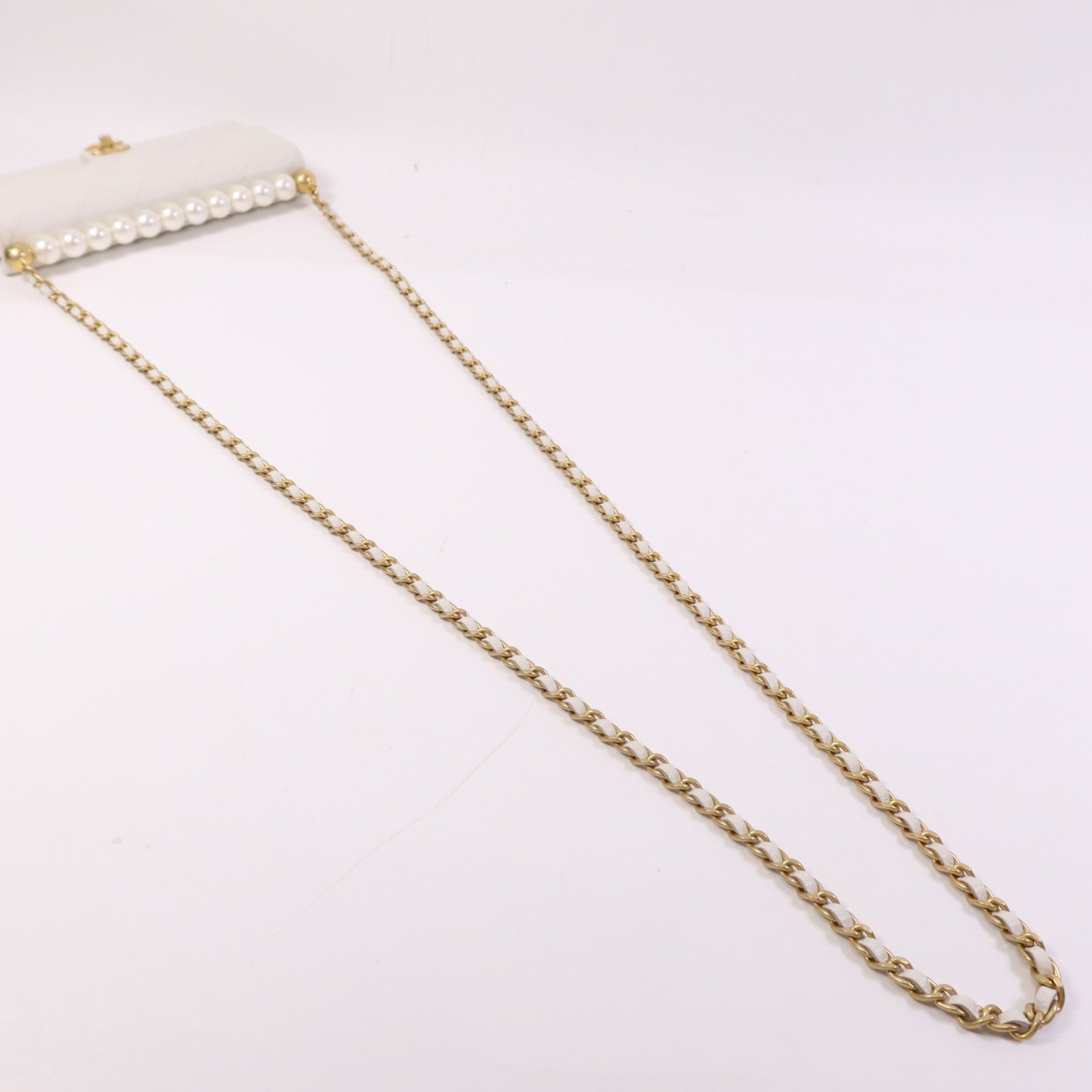CHANEL 羊皮皮革WOC Wallet On Chain金扣鏈帶肩背袋