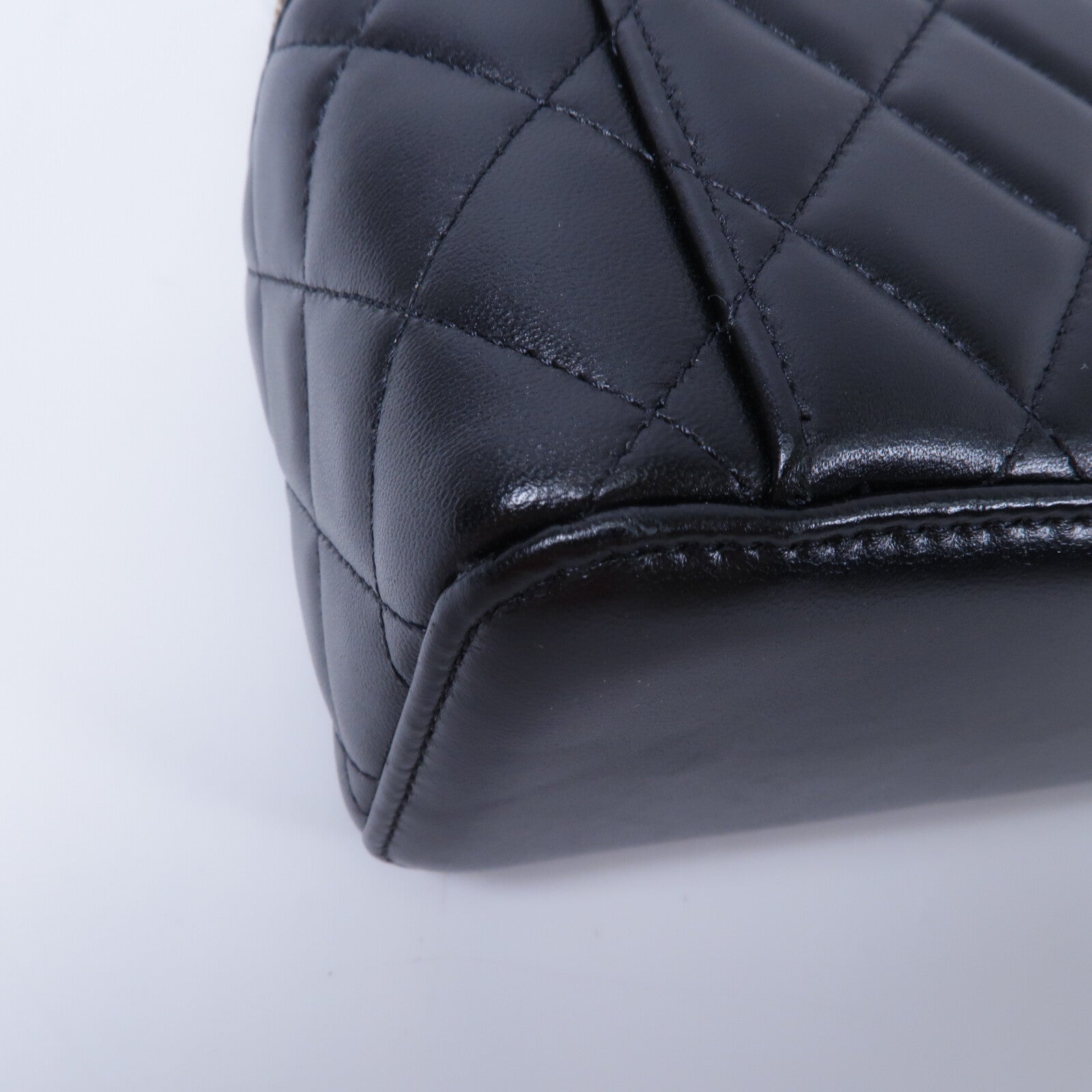 CHANEL 羊皮皮革Top Handle Vanity Case手挽肩背兩用袋