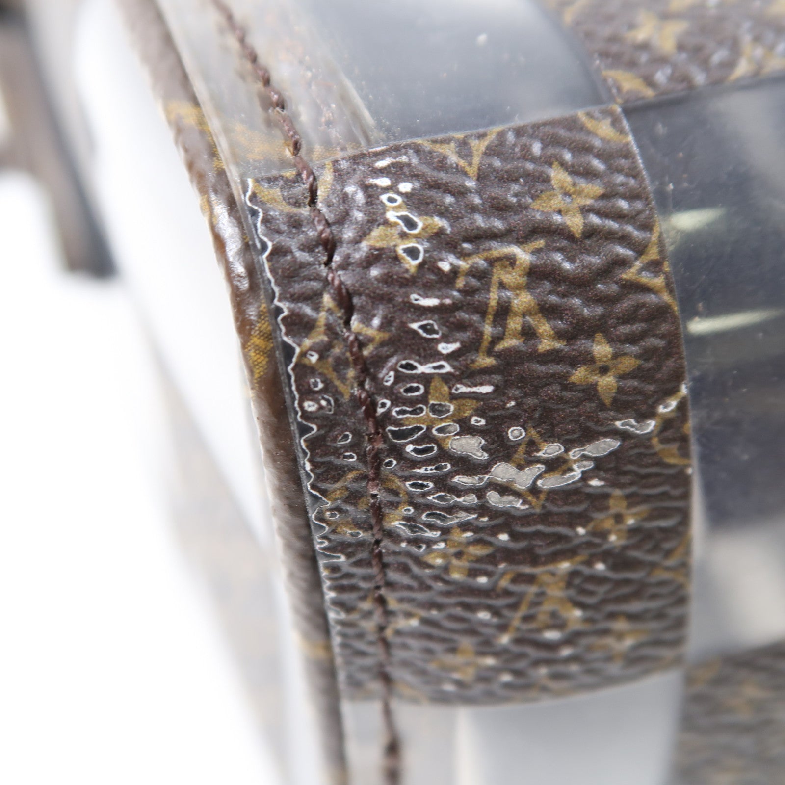 LOUIS VUITTON Monogram Chess Bandouliere 25手挽肩背兩用袋啡色