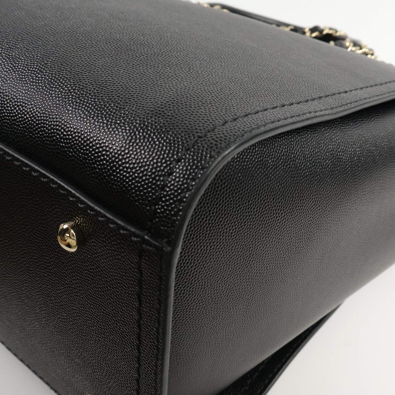 CHANEL 牛皮皮革Deauville 2 Way Shoulder Bag鏈帶肩背袋