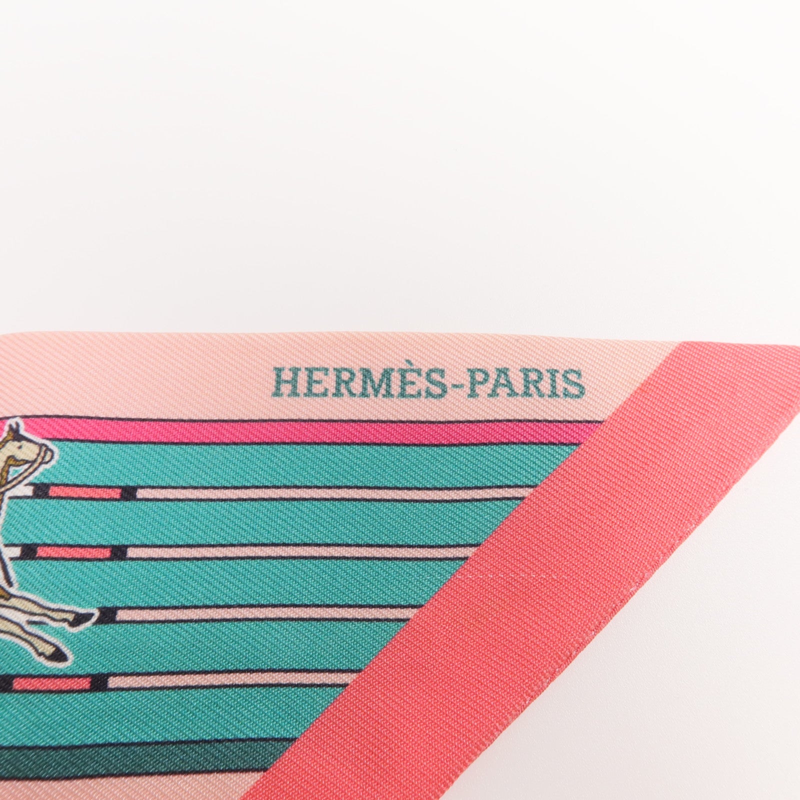 HERMES 【激減優惠】絲質Twilly絲巾