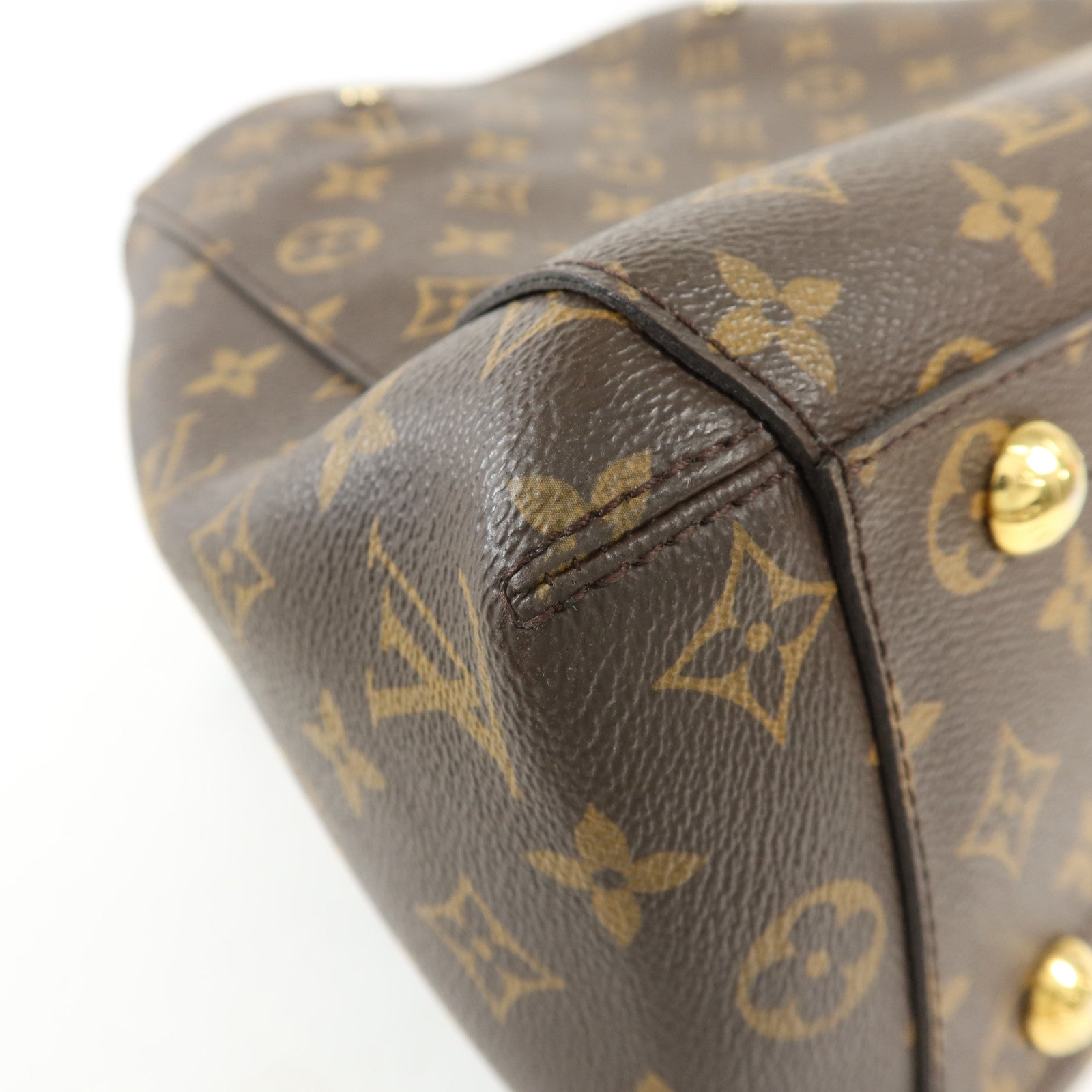 LOUIS VUITTON Monogram Montaigne MM金扣手挽肩背兩用袋