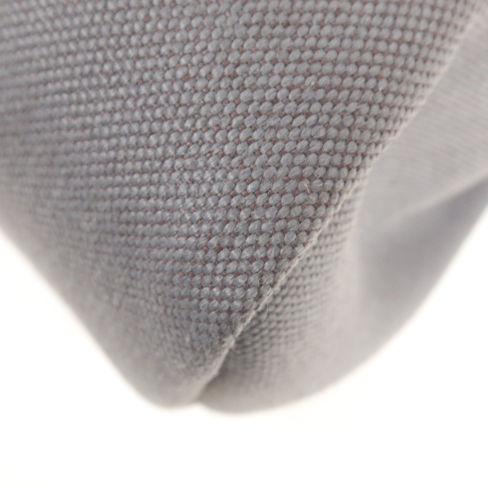 HERMES 帆布Herbag 31銀扣手挽肩背兩用袋Ardoise