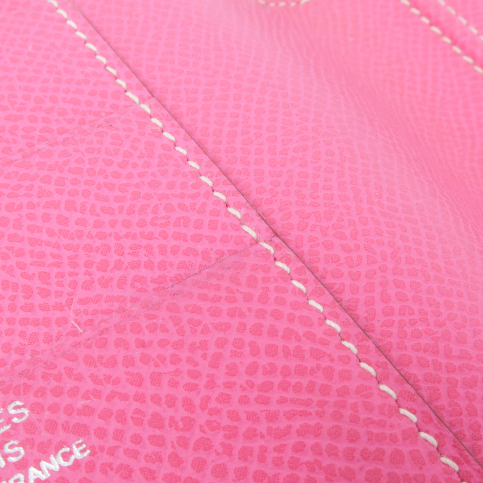 HERMES Epsom皮革Wallet銀扣錢包Rose Tyrien