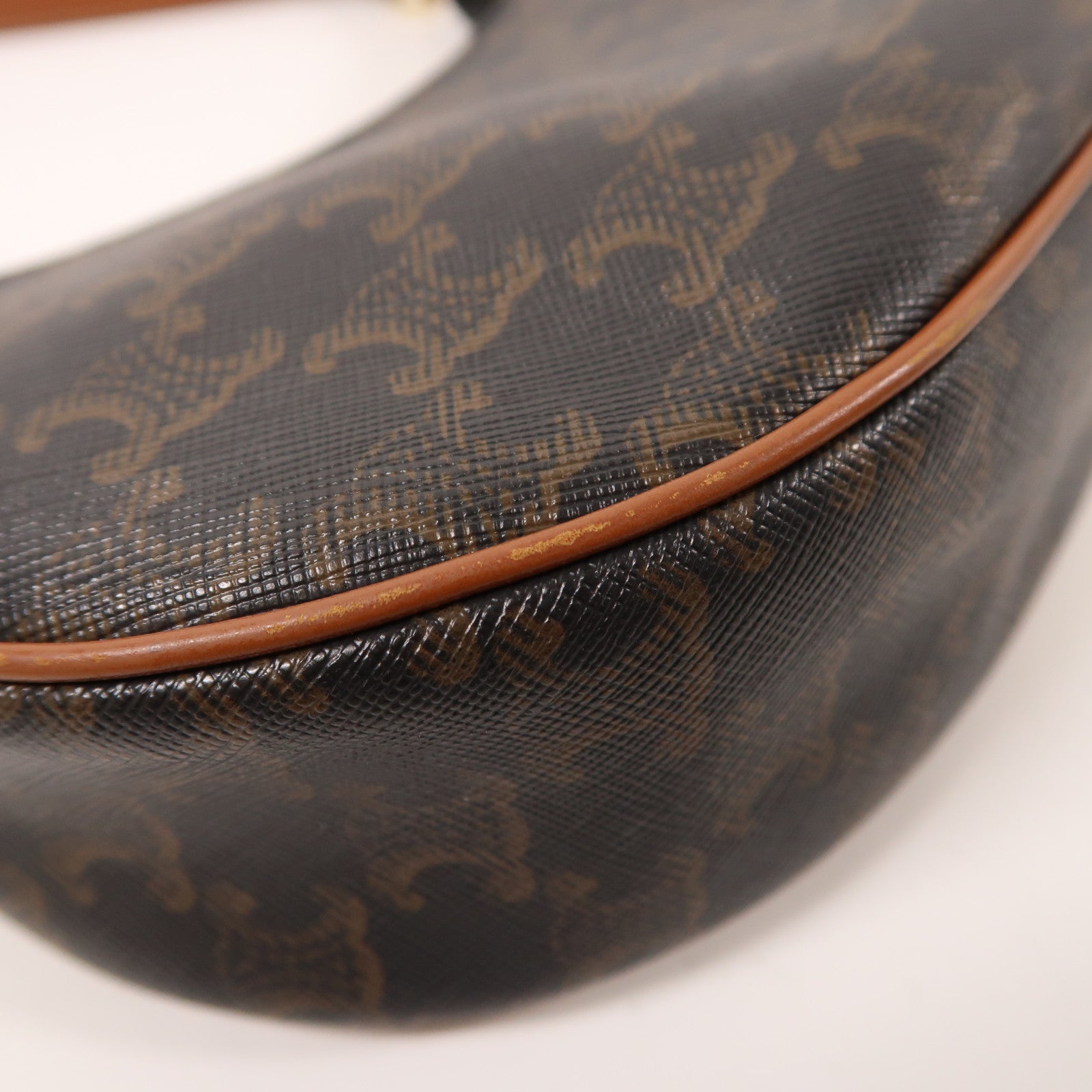 CELINE 塗層帆布Ava金扣肩背袋