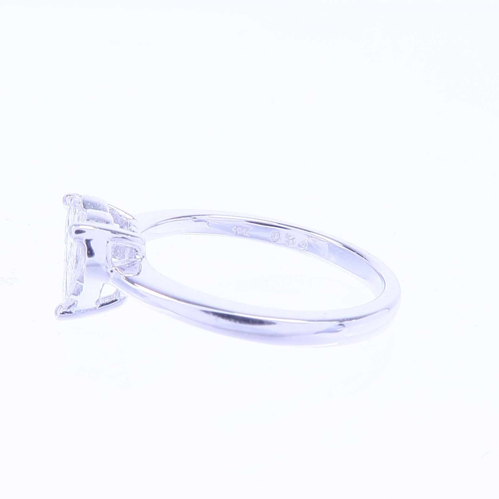 JEWELRY 18K白金Diamond Ring鑽石戒指US#4.25