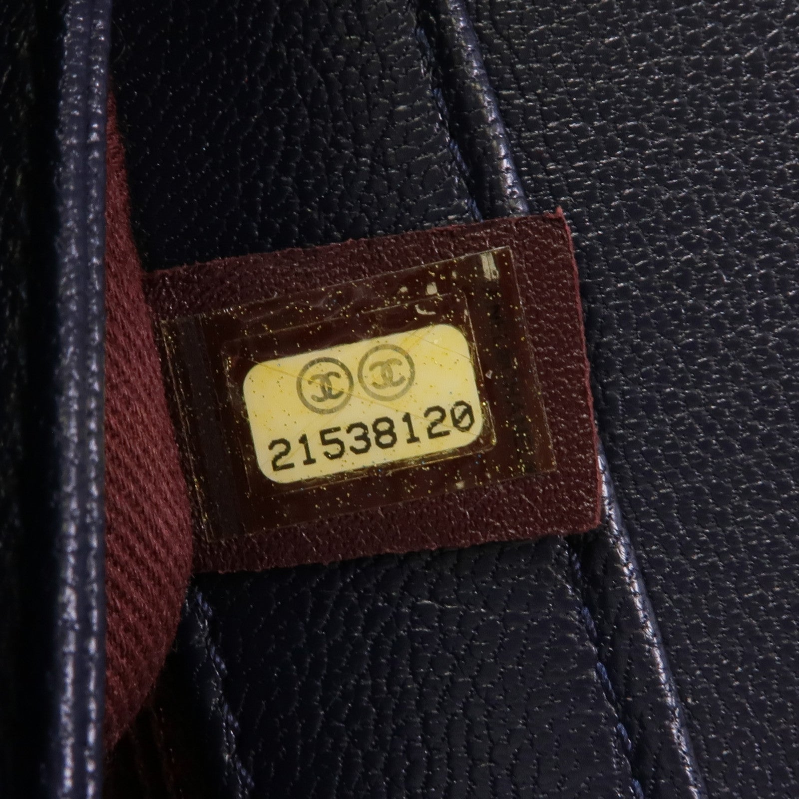 CHANEL 牛皮皮革Chain Shoulder銀扣手挽肩背兩用袋