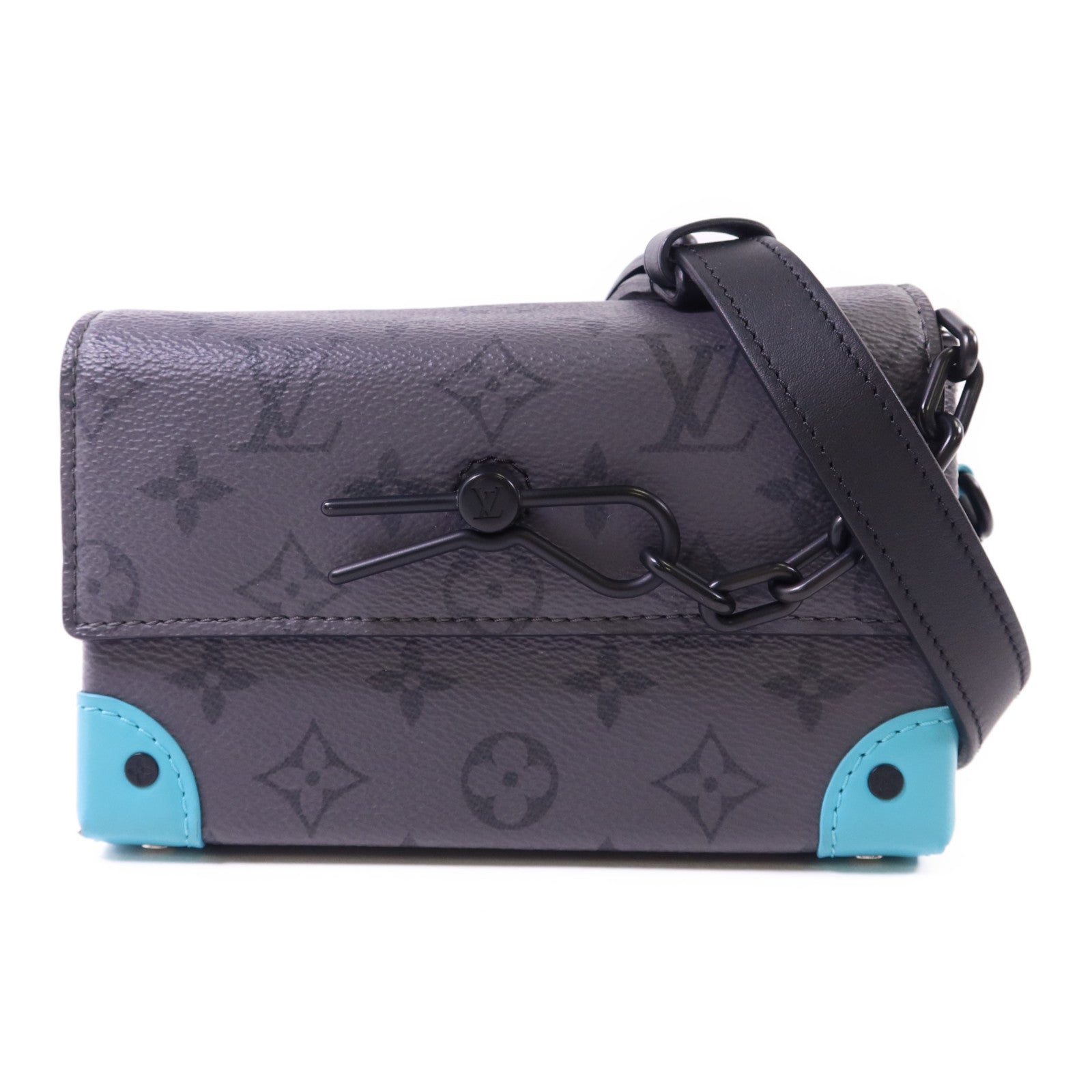 LOUIS VUITTON Monogram Eclipse Reverse Steamer Wearable Wallet肩背袋
