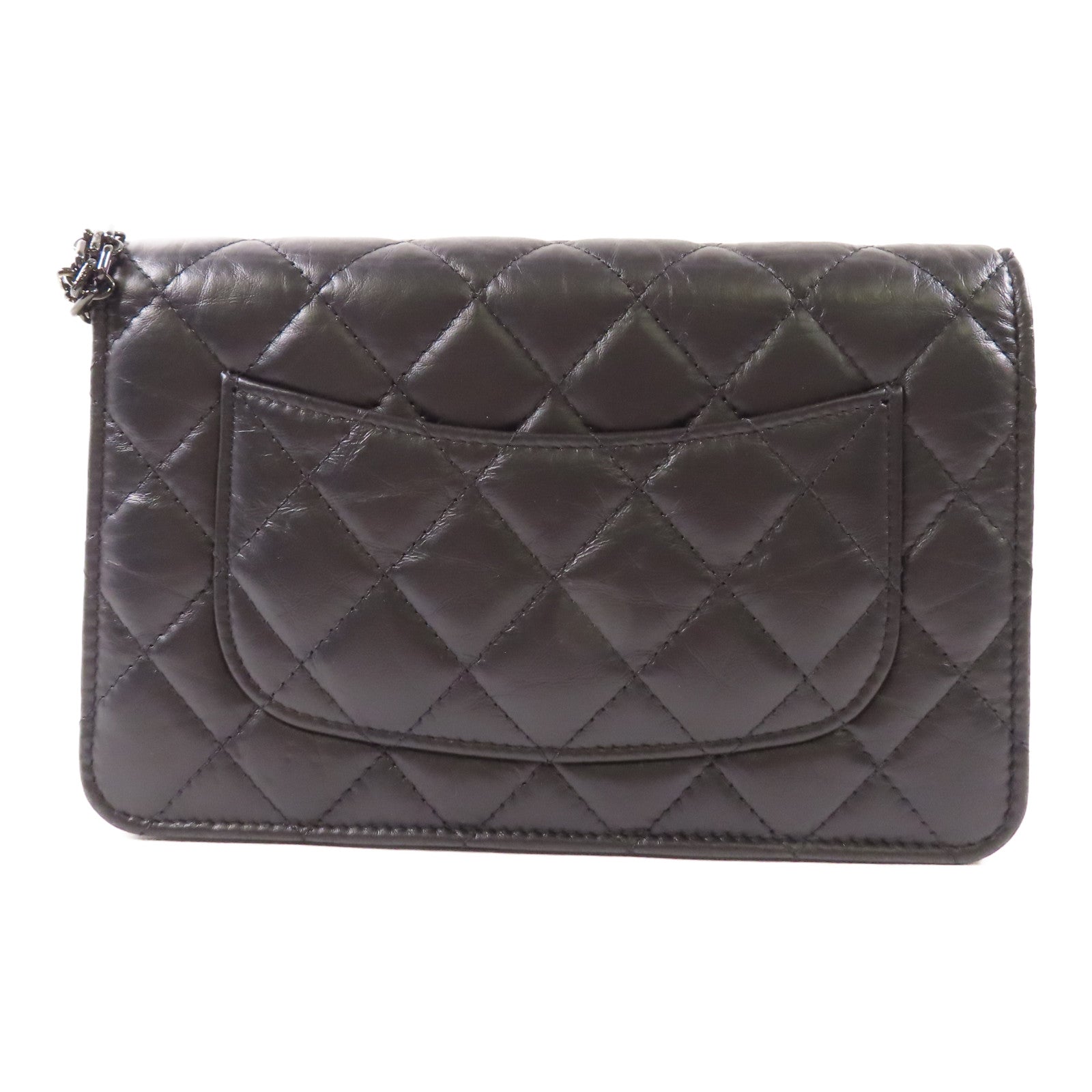 CHANEL 【激減優惠】牛皮皮革2.55 WOC Wallet On Chain鏈帶肩背袋