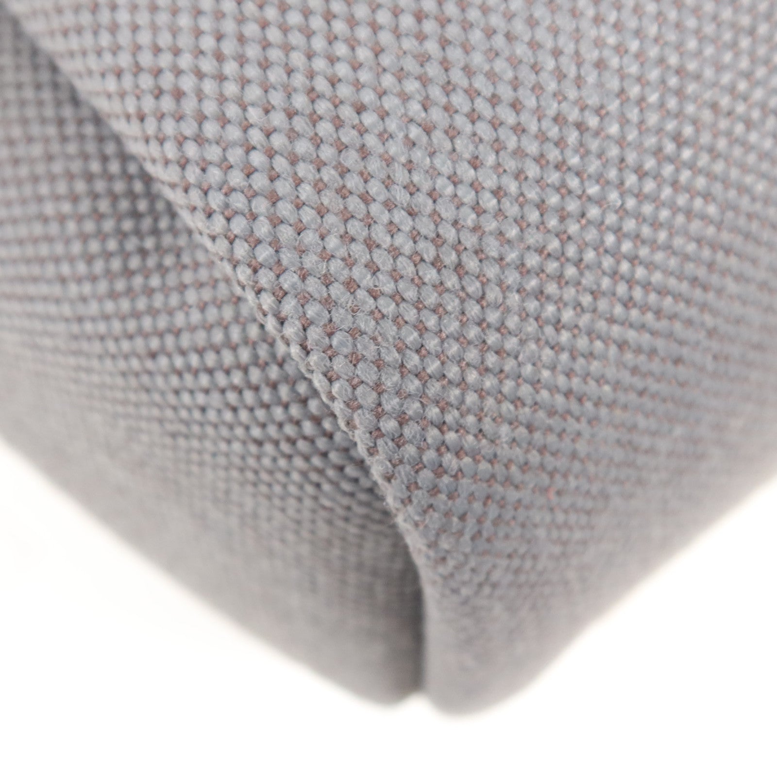 HERMES 帆布Herbag 31銀扣手挽肩背兩用袋Ardoise