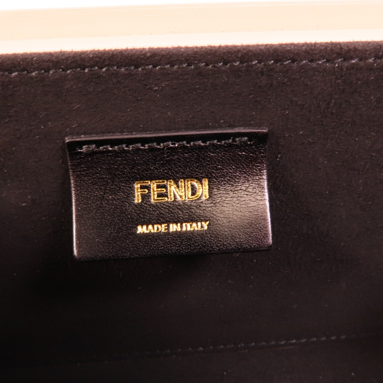 FENDI 牛皮皮革Horizontal Box Bag肩背袋