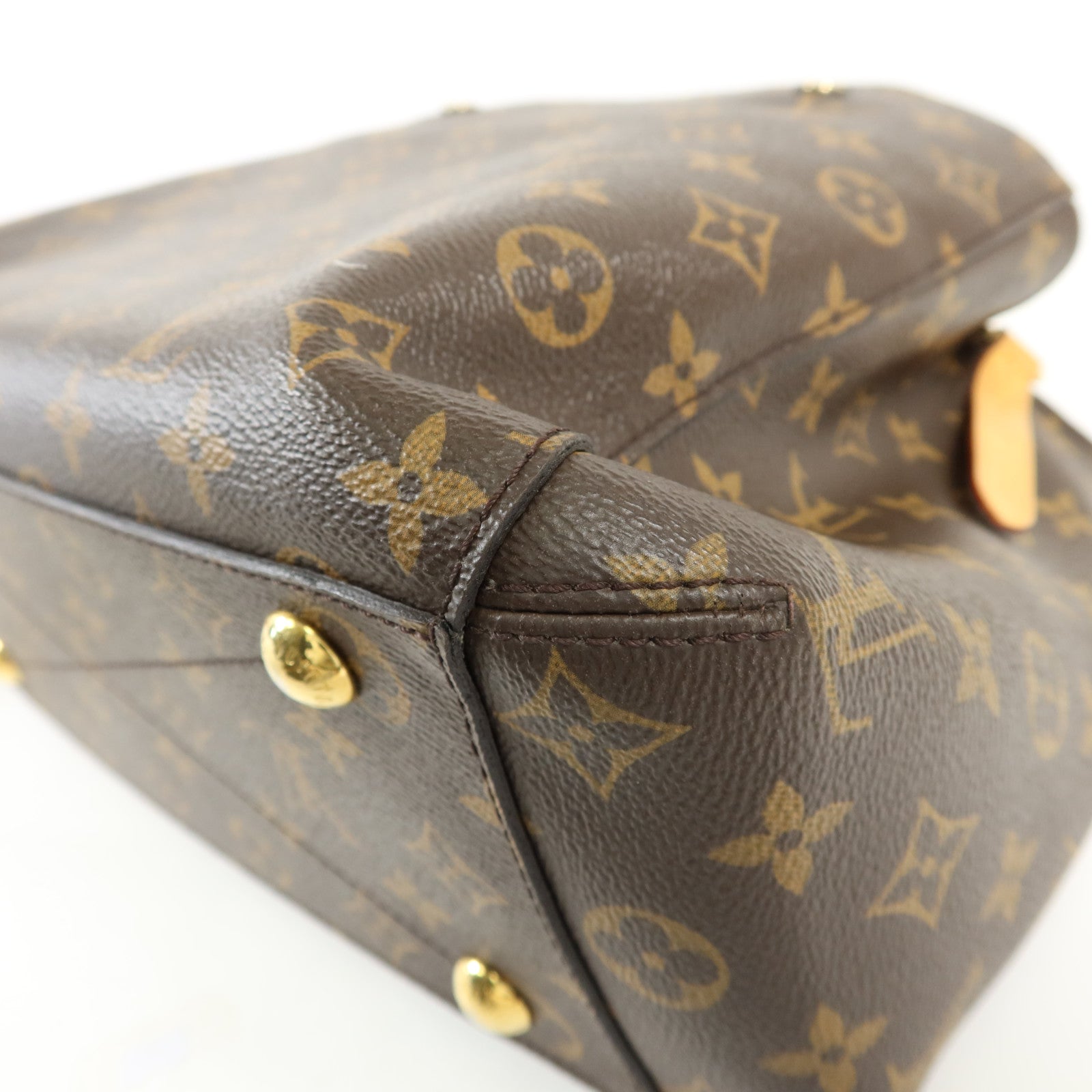LOUIS VUITTON Monogram Montaigne MM金扣手挽肩背兩用袋