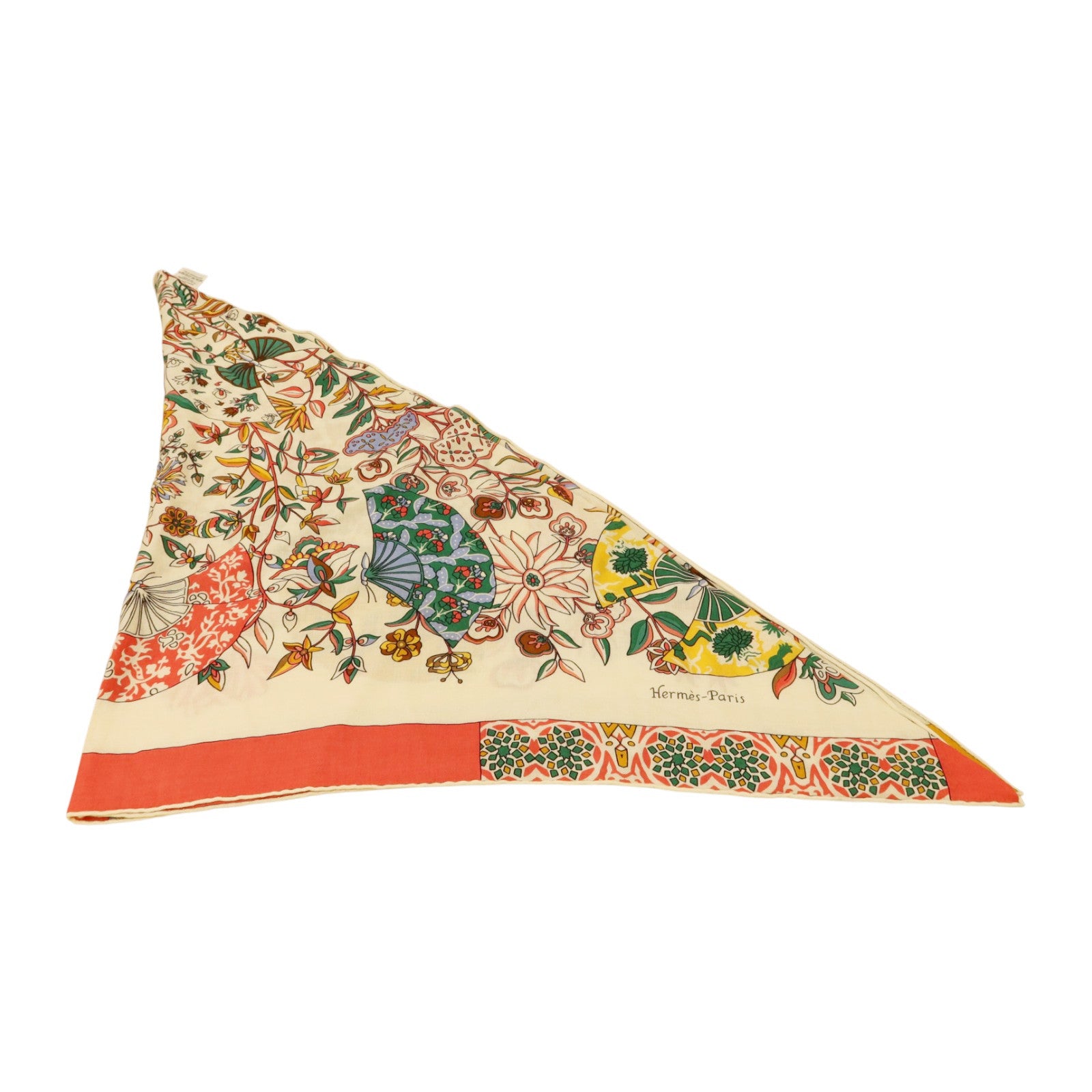 HERMES 羊毛/絲質Giant Triangle Scarf 208x99絲巾
