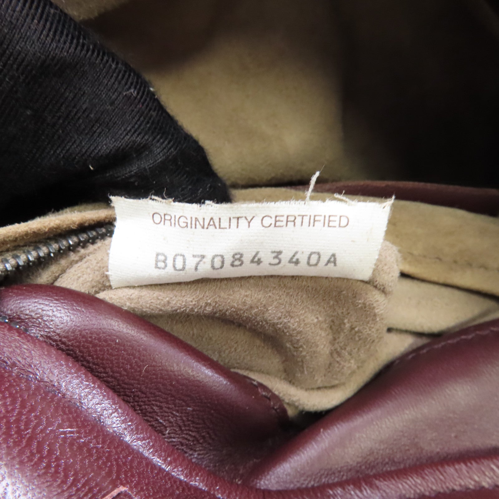 BOTTEGA VENETA 織紋皮革Handbag手挽袋棕色