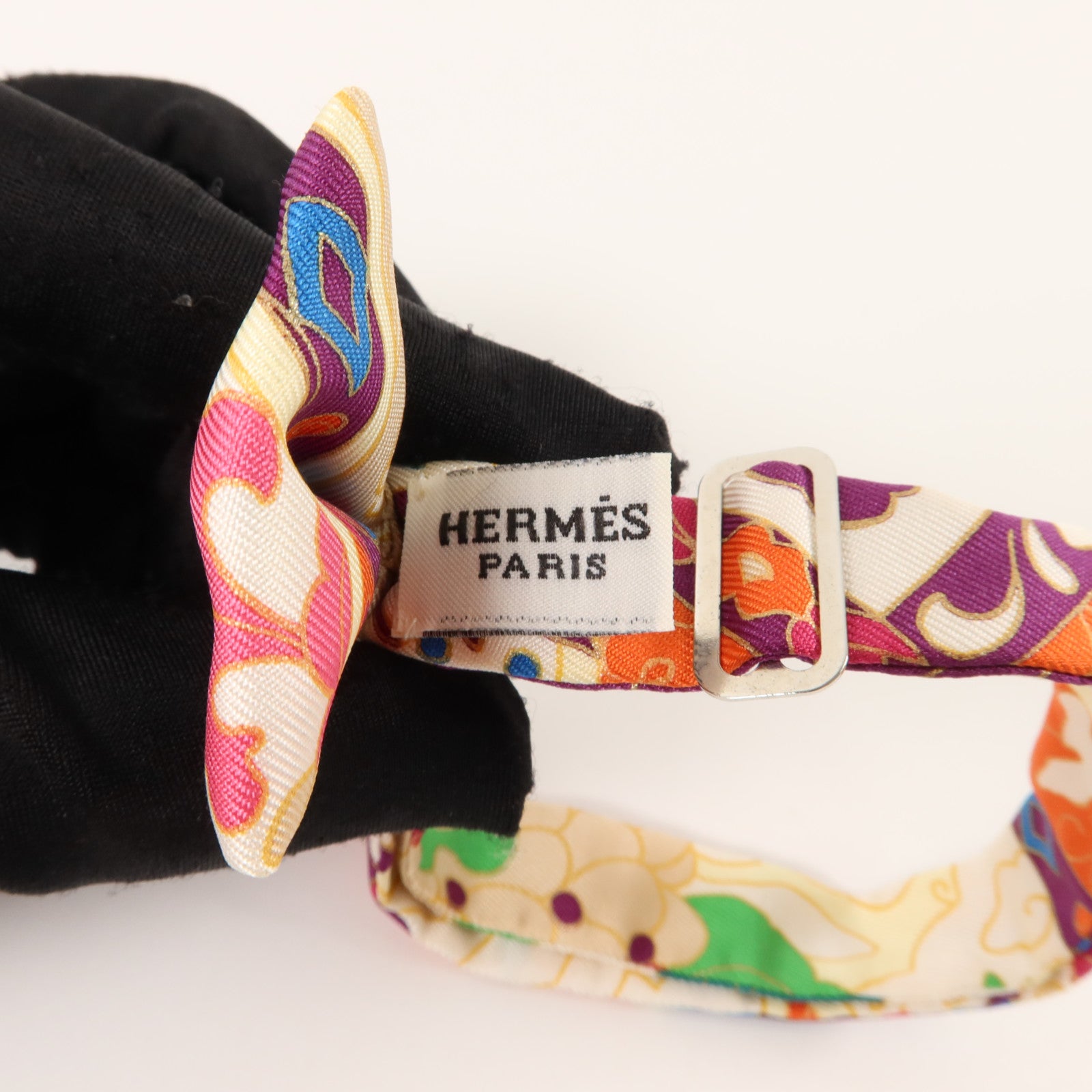 HERMES 絲質Bowtie領結