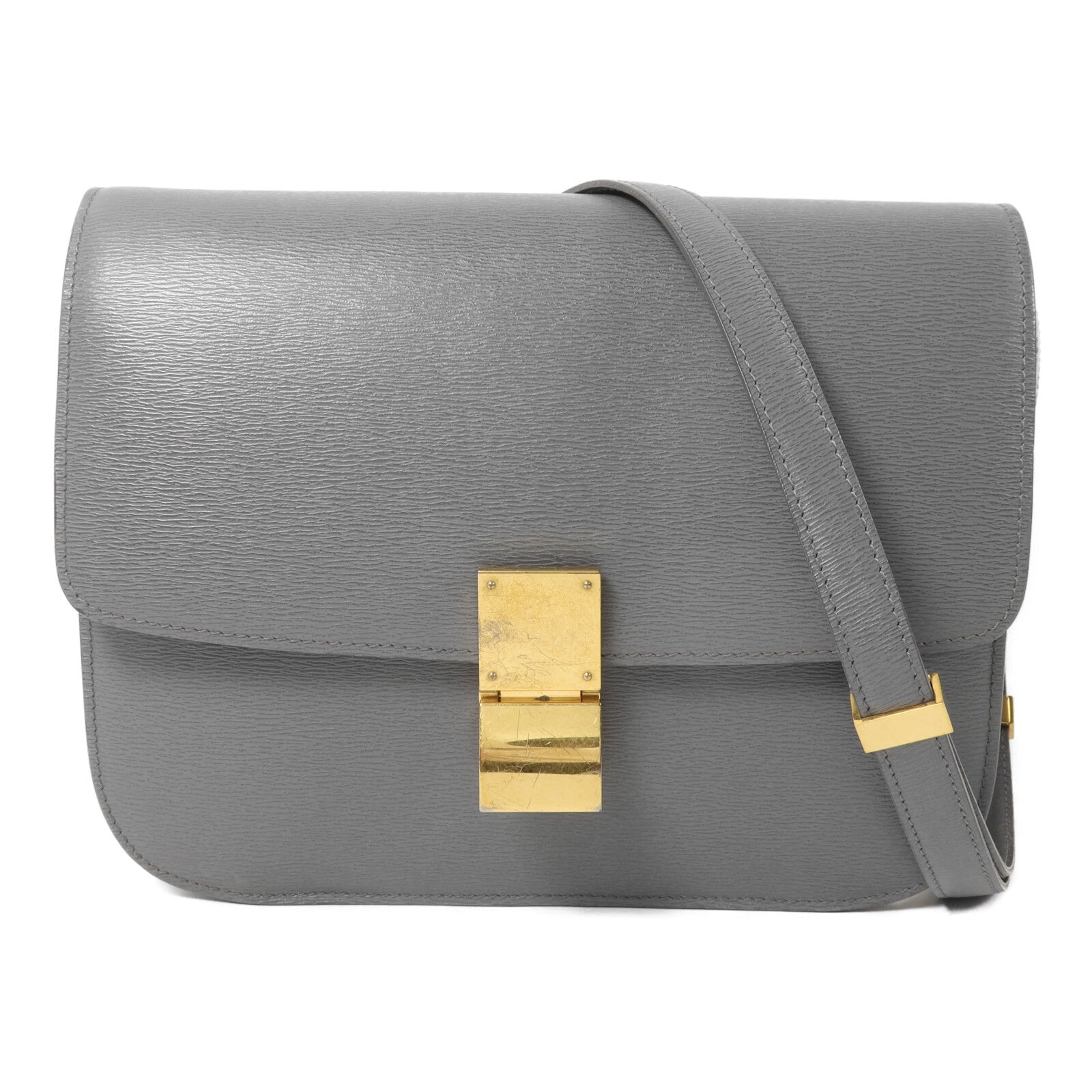 CELINE 牛皮皮革Classic Box Medium肩背袋