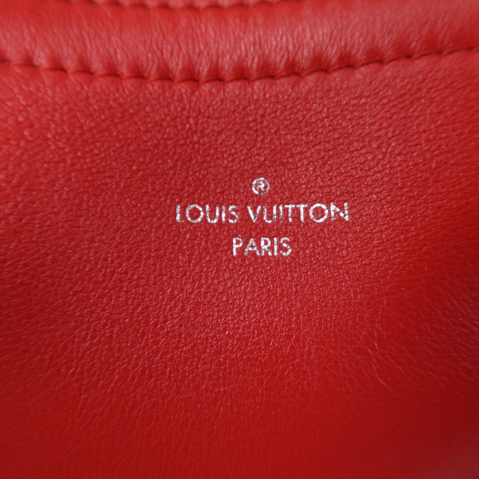LOUIS VUITTON 牛皮皮革Garance銀扣手挽肩背兩用袋