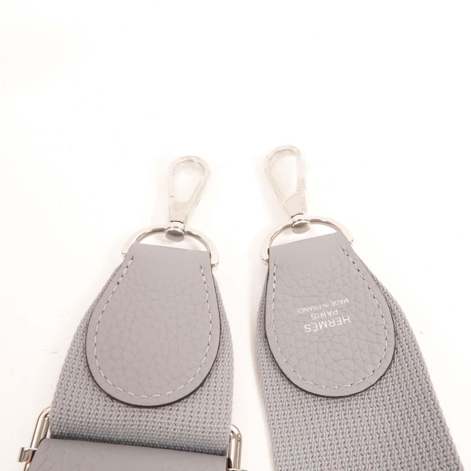 HERMES Clemence皮革Evelyne PM 肩背袋Bleu Brume