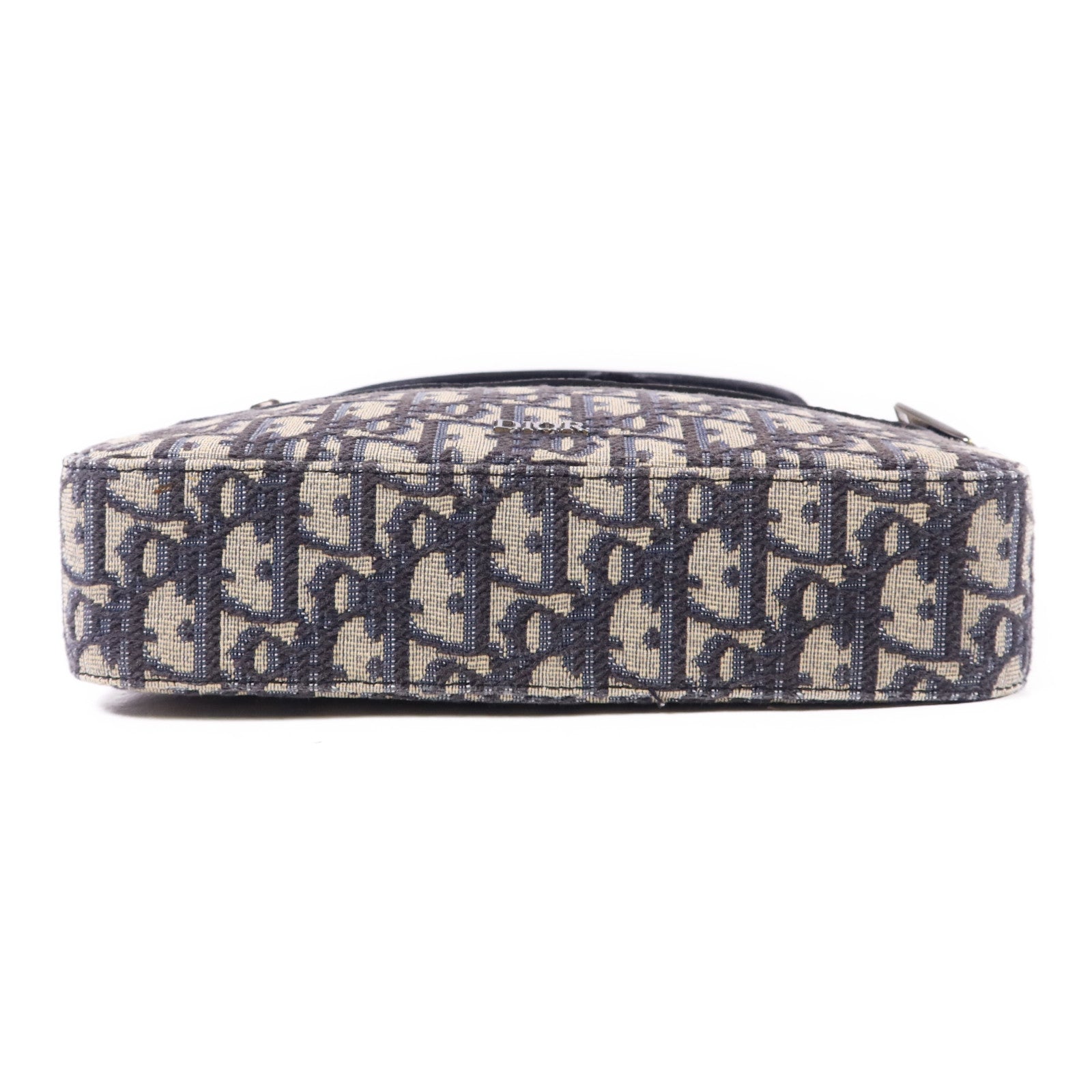 Dior 帆布Safari Messenger Oblique銀扣肩背袋