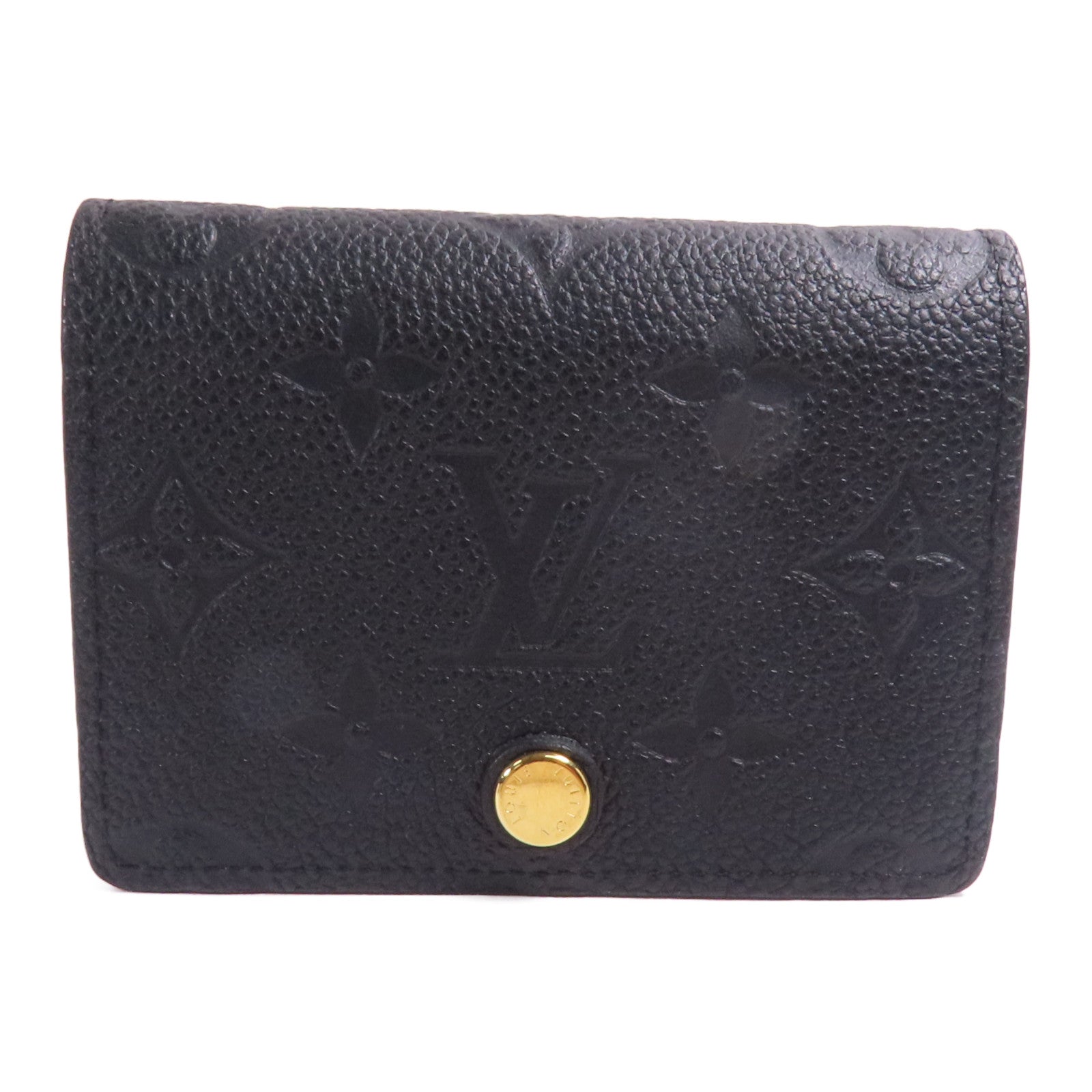 LOUIS VUITTON Monogram Empreinte Card Case金扣卡片套